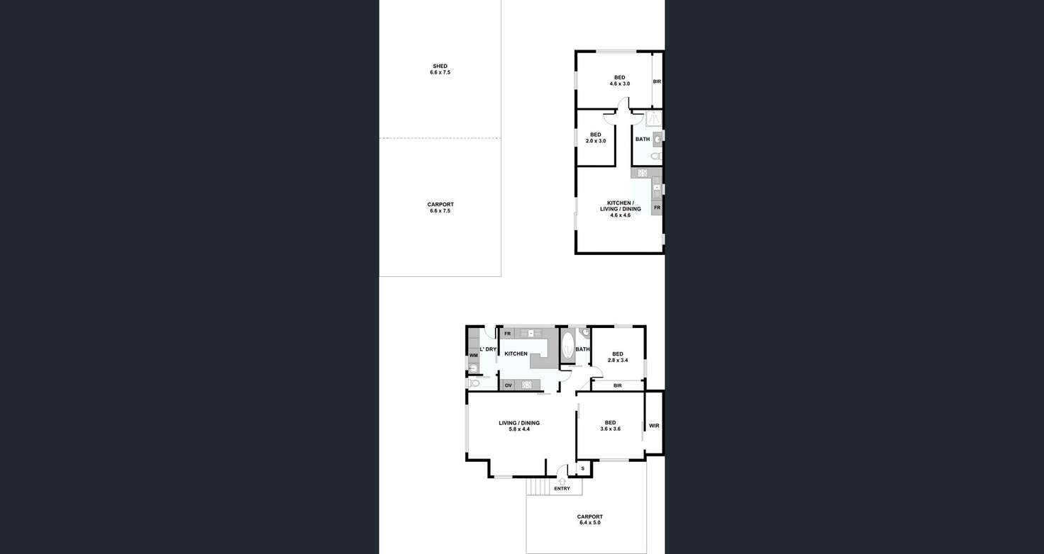 Floorplan of Homely house listing, 291 Ballarat Road, Braybrook VIC 3019