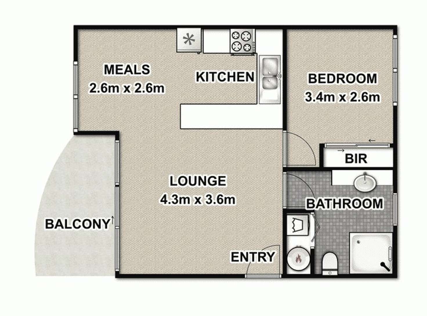 Floorplan of Homely apartment listing, 6/999 Dandenong Road, Malvern East VIC 3145