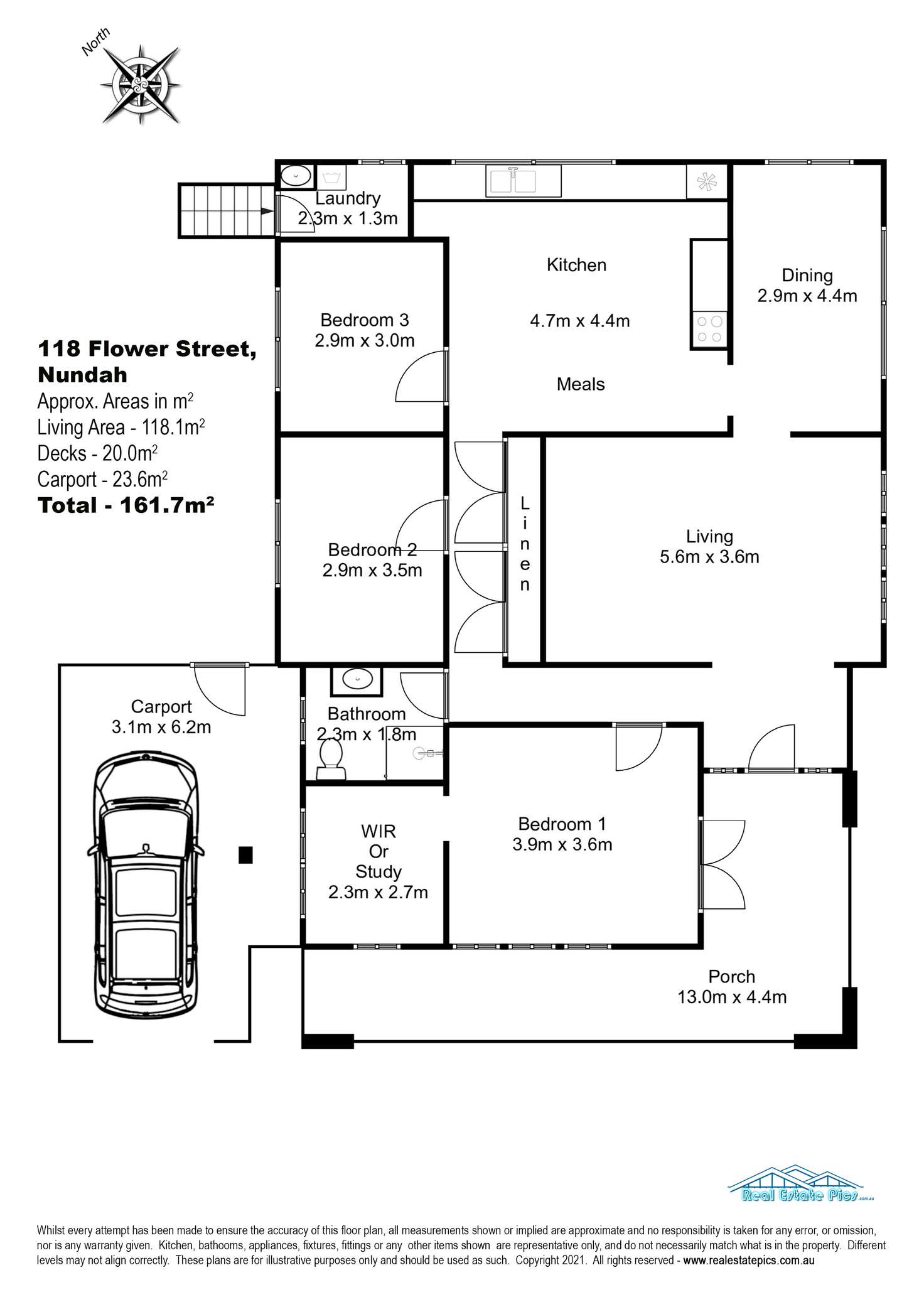 Floorplan of Homely house listing, 118 Flower Street, Northgate QLD 4013