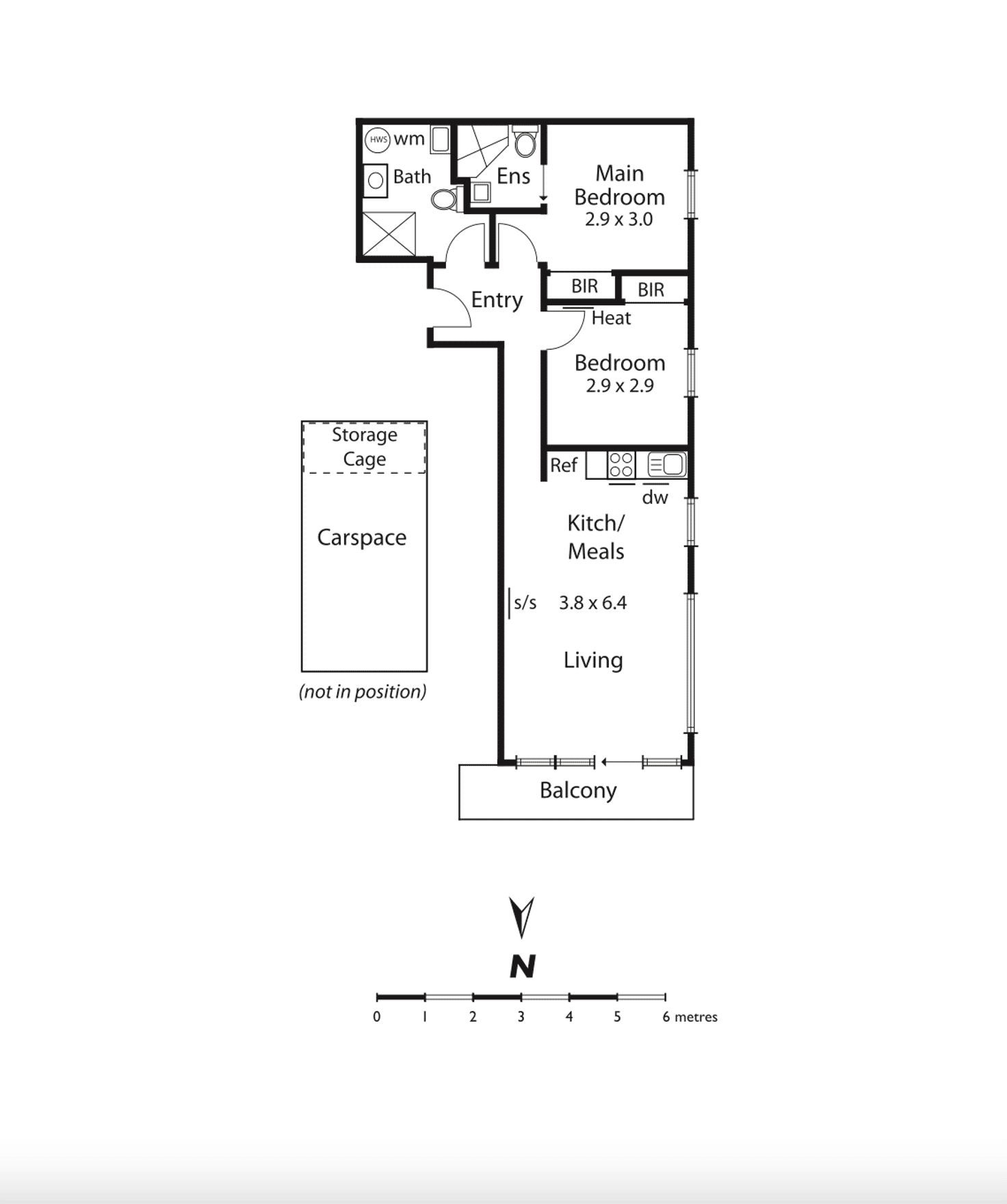 Floorplan of Homely apartment listing, 105/2 CEDAR STREET, Caulfield South VIC 3162