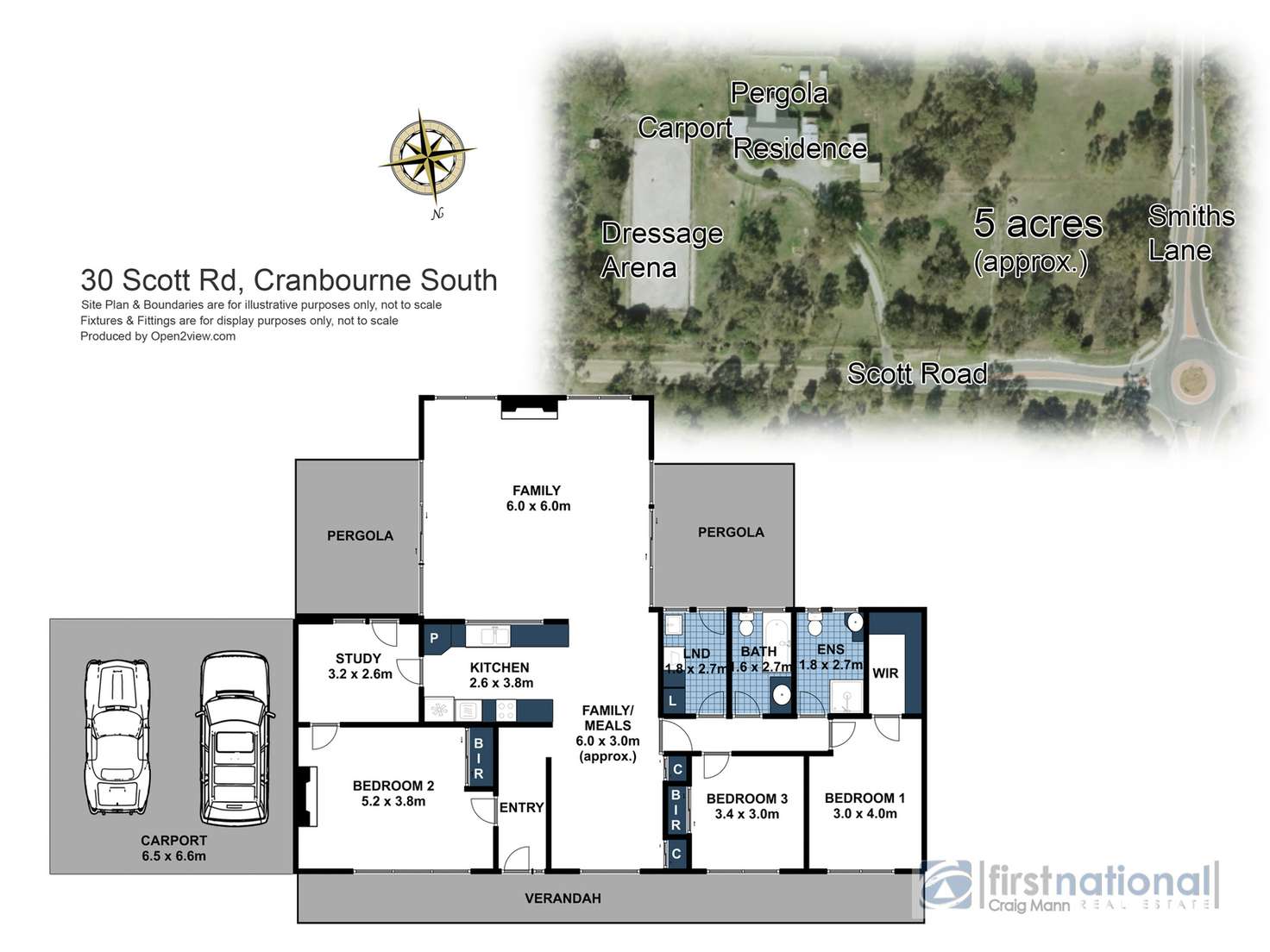 Floorplan of Homely acreageSemiRural listing, 30 Scott Road, Cranbourne South VIC 3977