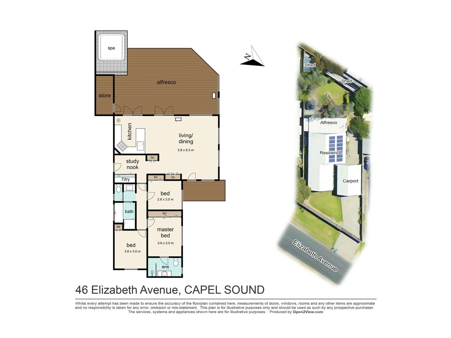 Floorplan of Homely house listing, 46 Elizabeth Avenue, Capel Sound VIC 3940