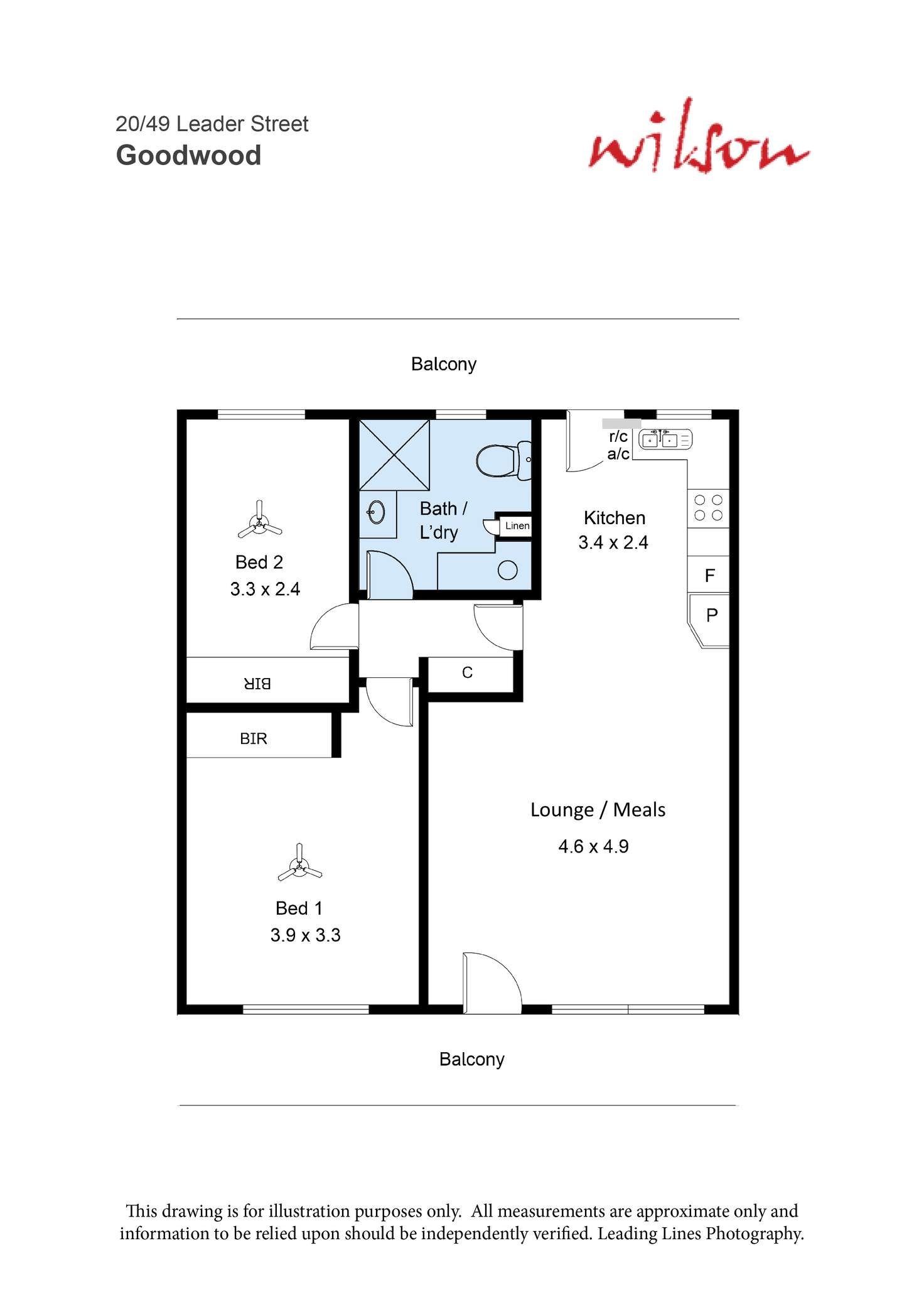 Floorplan of Homely unit listing, 20/49 Leader Street, Goodwood SA 5034