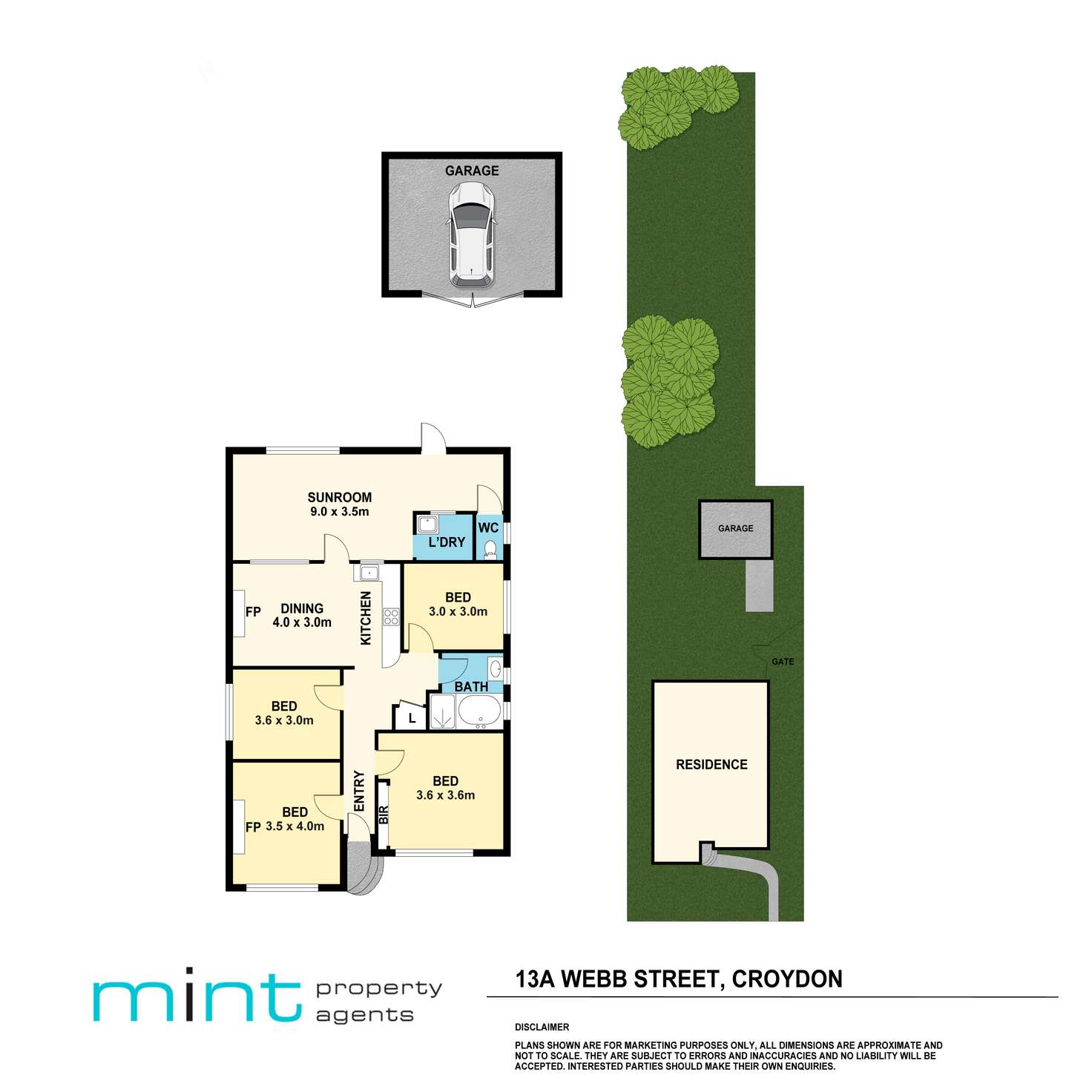 Floorplan of Homely house listing, 13A Webb Street, Croydon NSW 2132