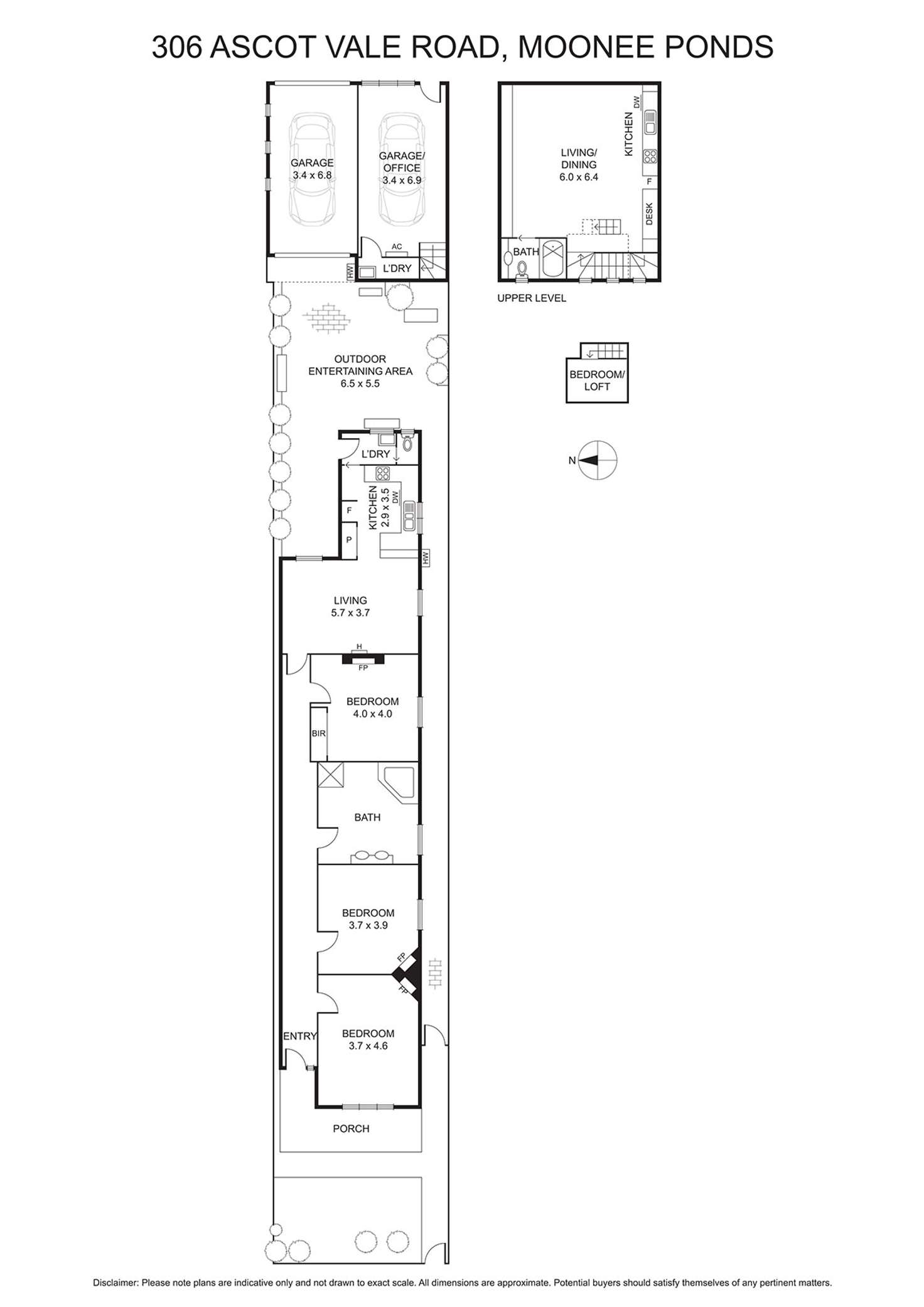 Floorplan of Homely house listing, 306 Ascot Vale Road, Moonee Ponds VIC 3039