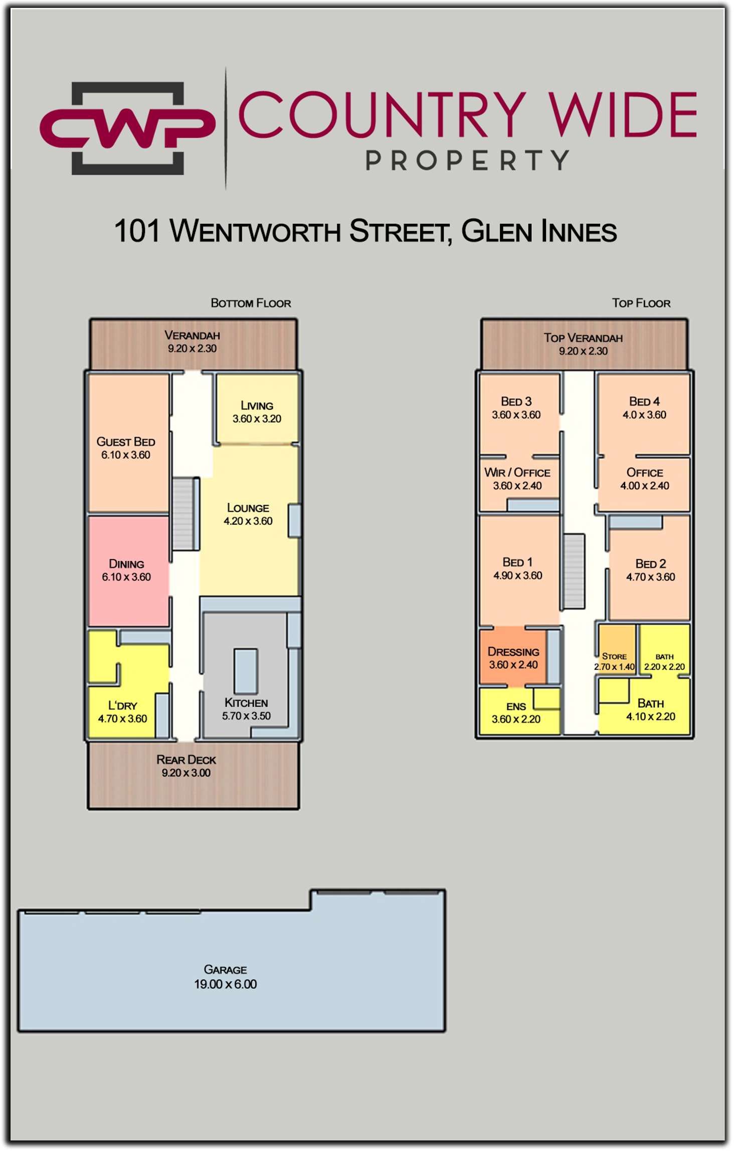 Floorplan of Homely house listing, 101 Wentworth Street, Glen Innes NSW 2370