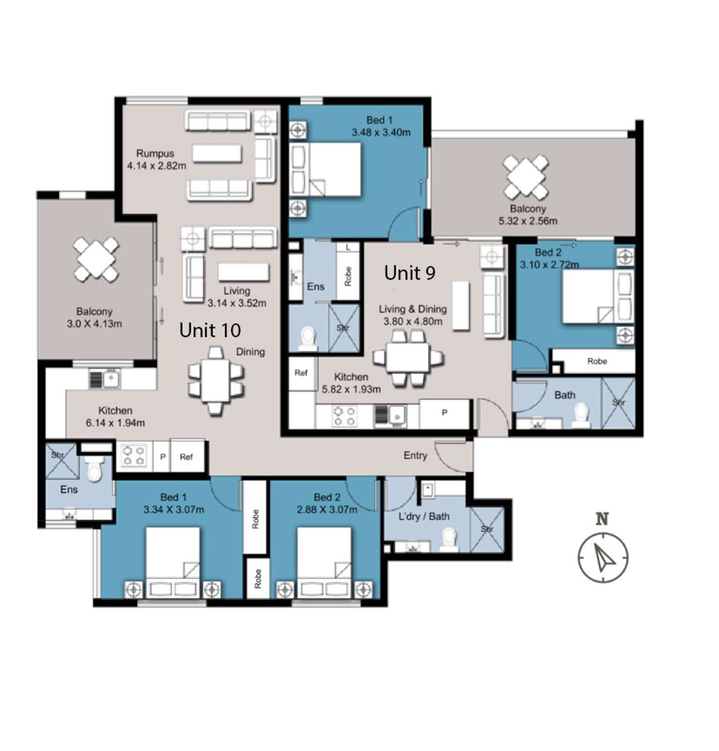 Floorplan of Homely apartment listing, 9/16 Troughton Road, Sunnybank QLD 4109