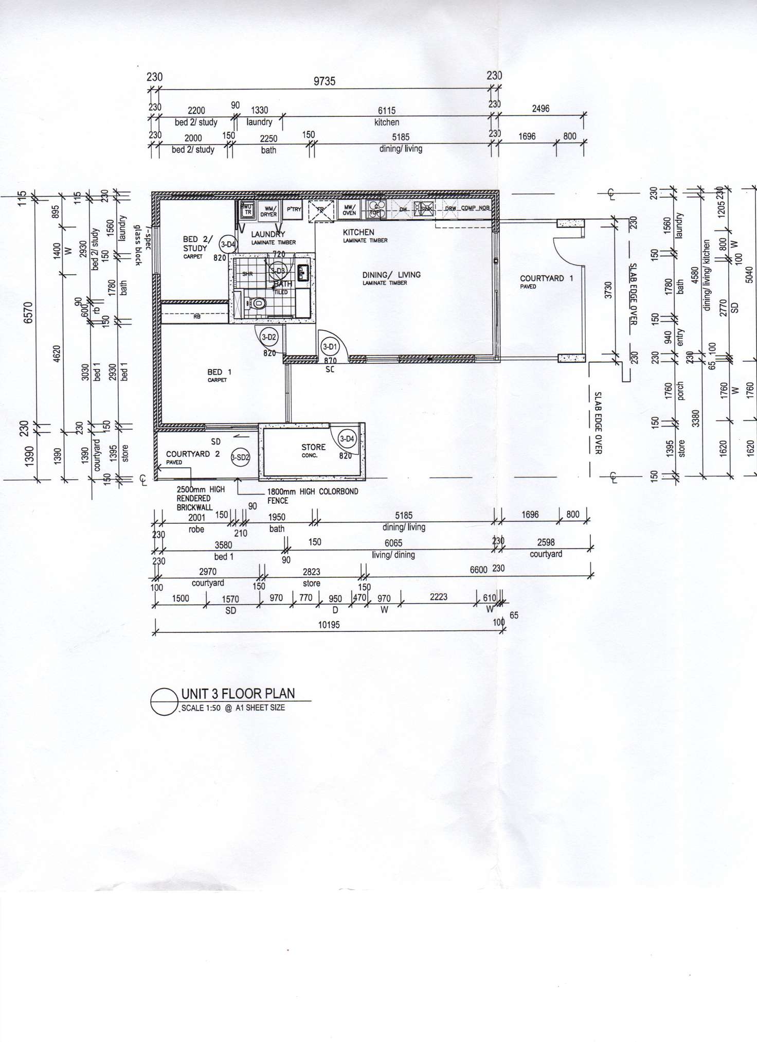 Floorplan of Homely unit listing, 3/8 Salisbury Road, Rivervale WA 6103