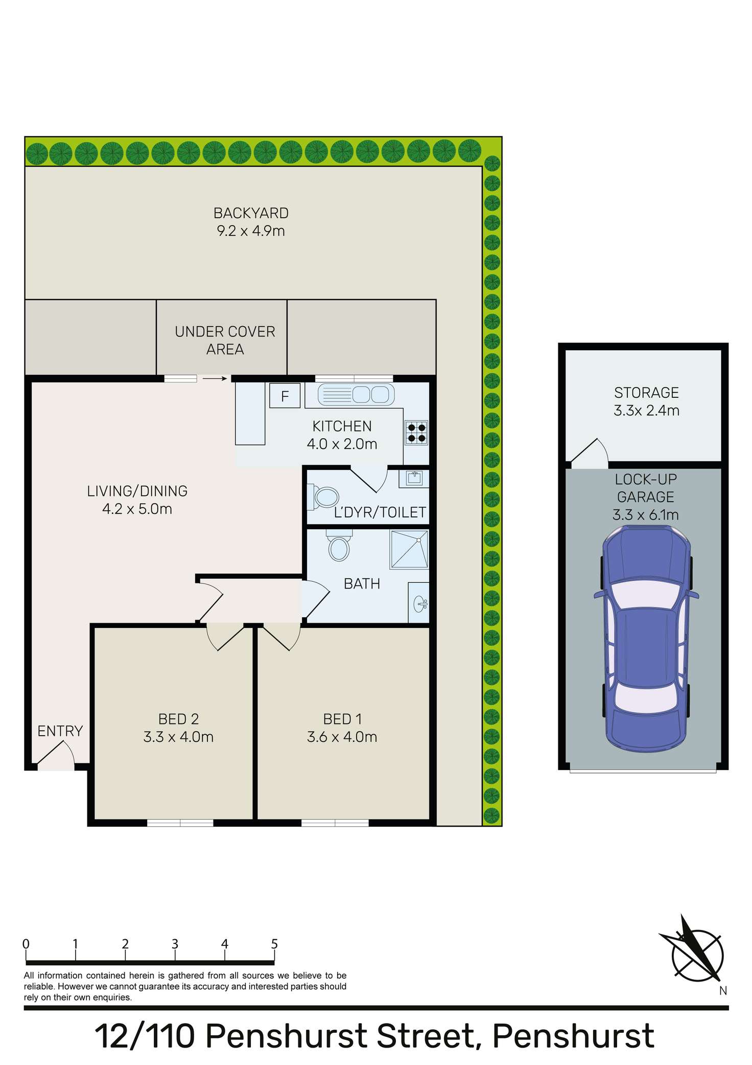 Floorplan of Homely villa listing, 12/110 Penshurst Street, Penshurst NSW 2222