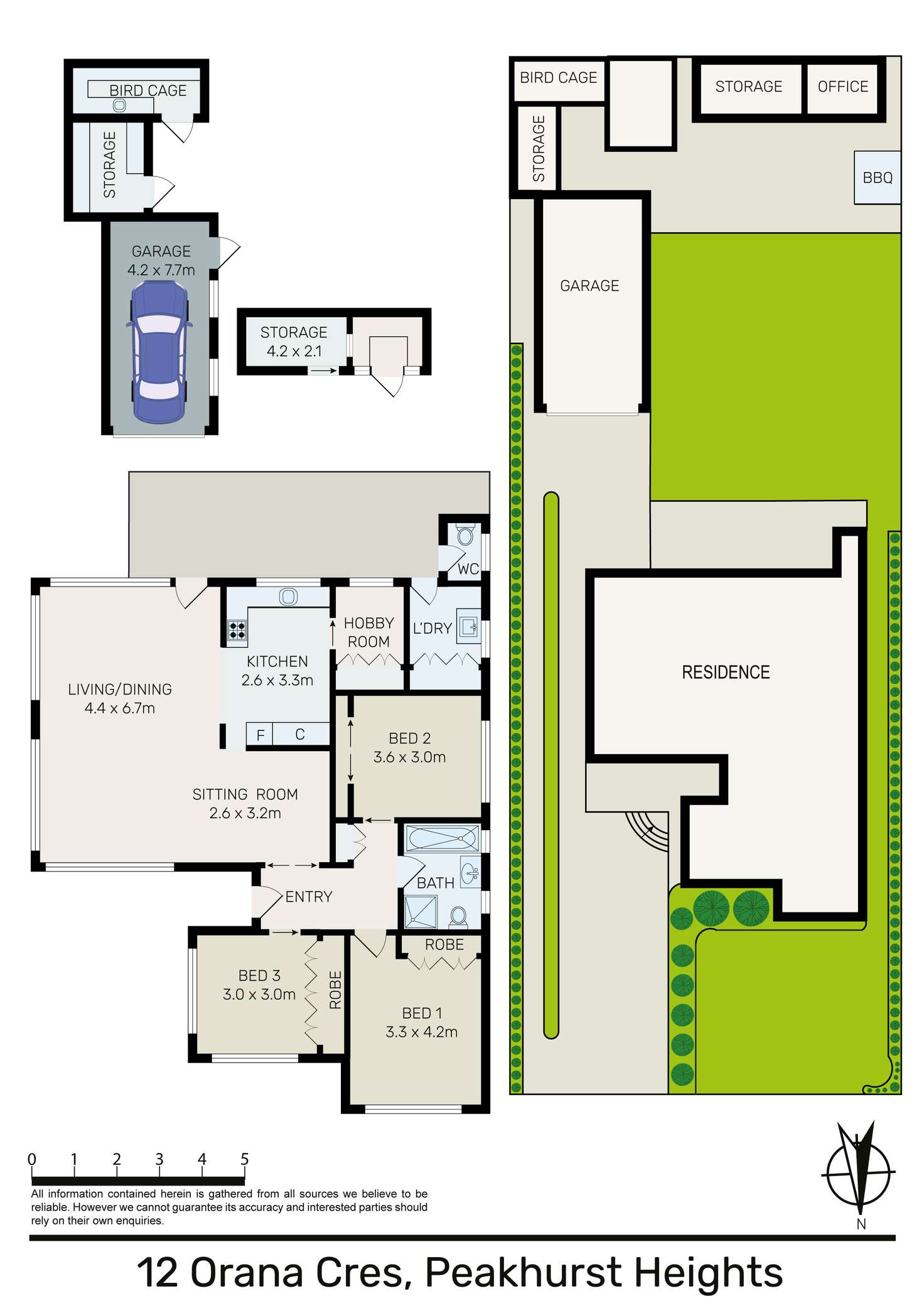 Floorplan of Homely house listing, 12 Orana Crescent, Peakhurst Heights NSW 2210