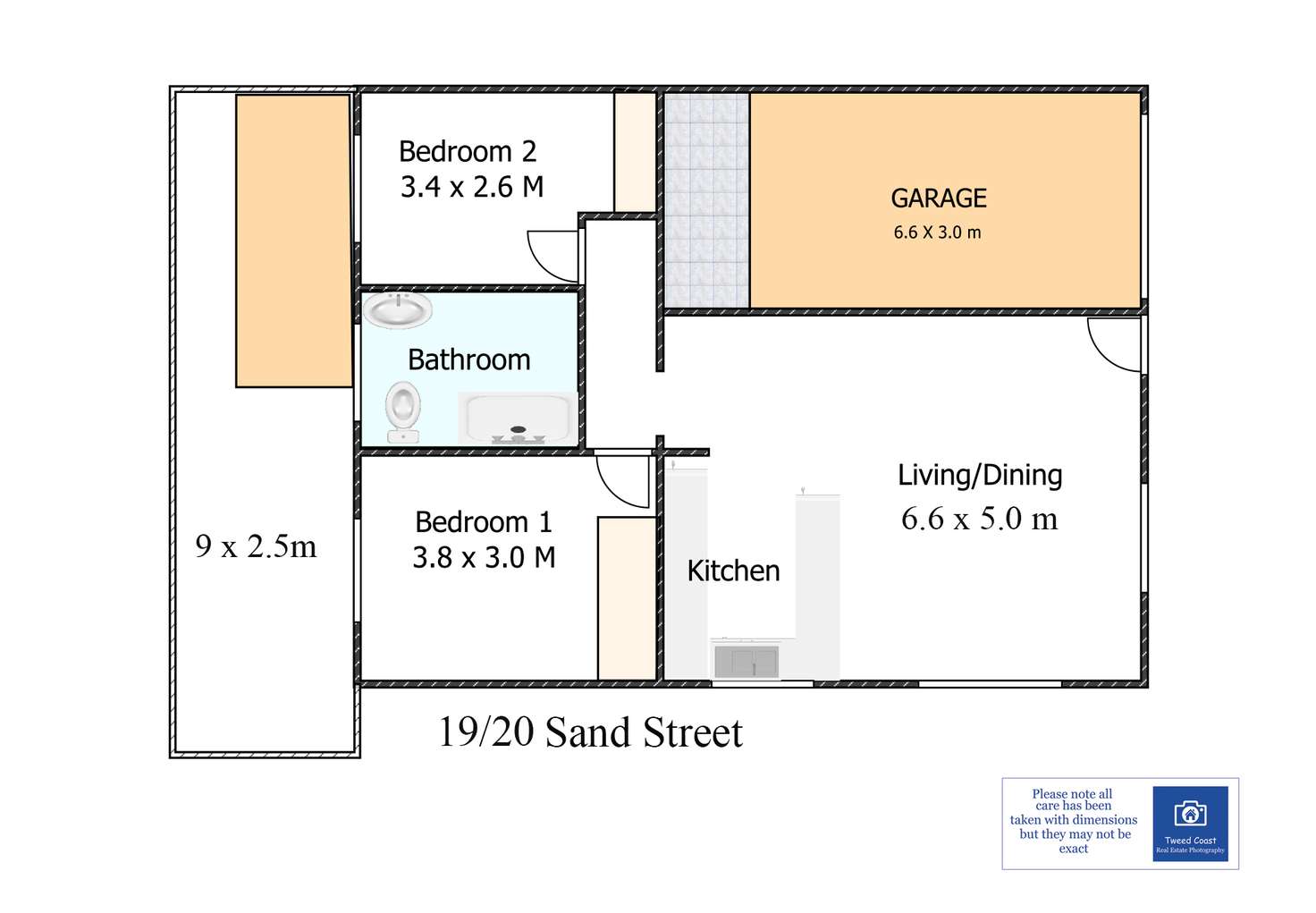 Floorplan of Homely villa listing, 19/20 Sand Street, Kingscliff NSW 2487