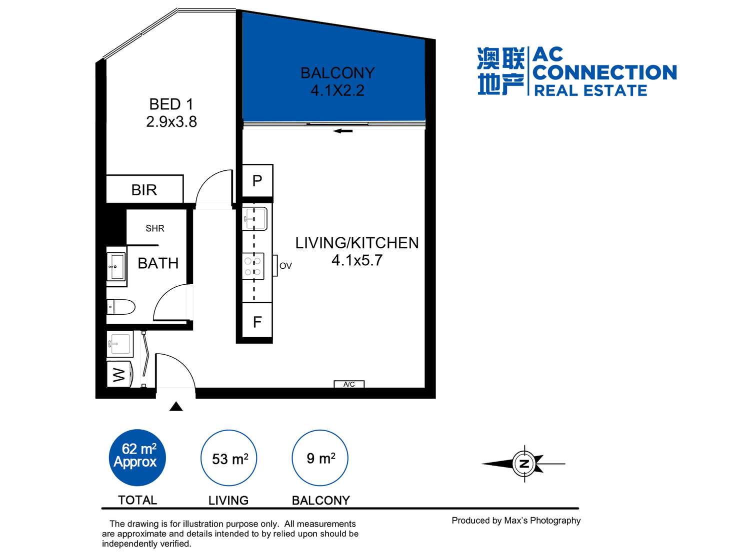 Floorplan of Homely apartment listing, 1404/421 King William Street, Adelaide SA 5000