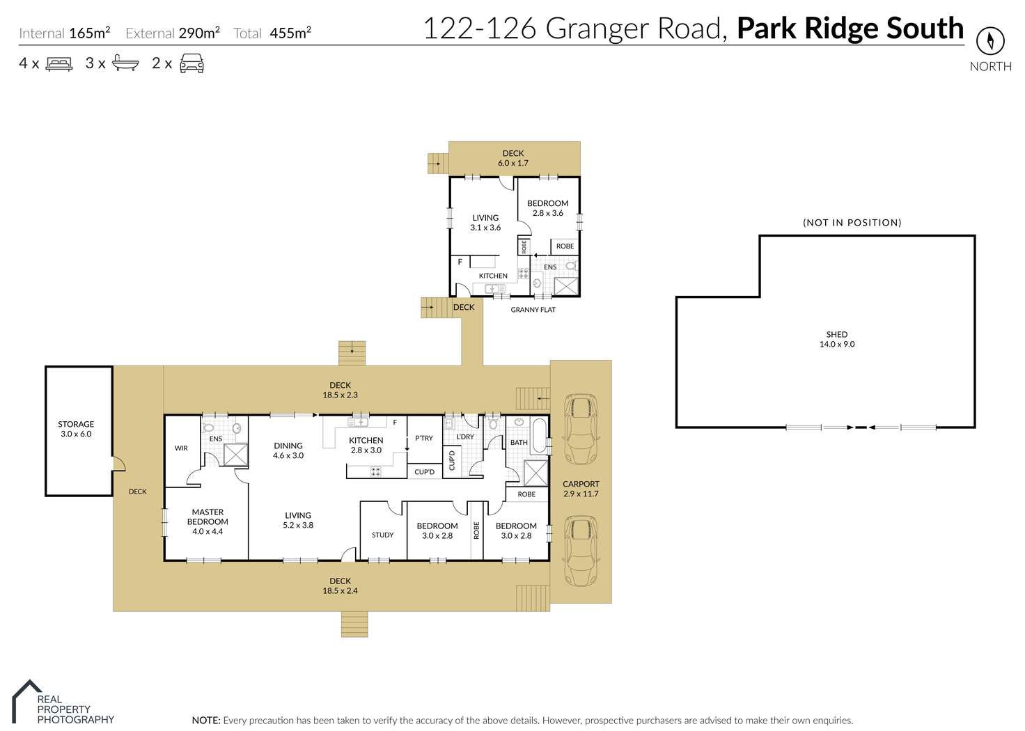 Floorplan of Homely house listing, 122-126 Granger Road, Park Ridge South QLD 4125