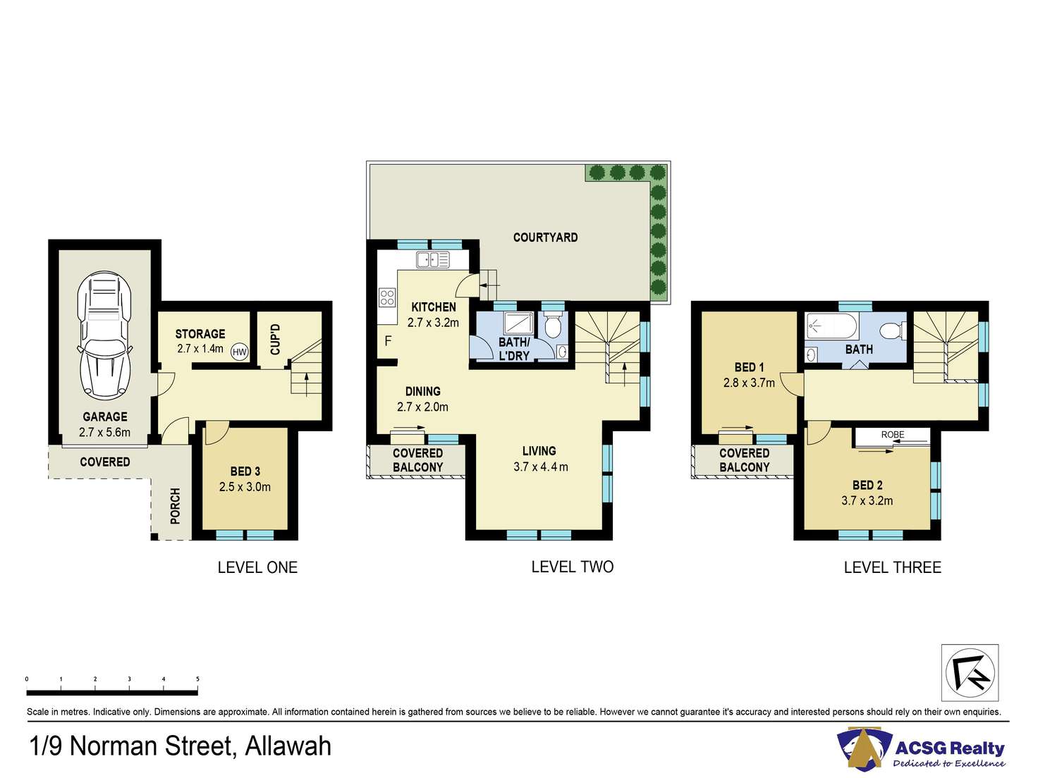 Floorplan of Homely townhouse listing, 1/9 Norman Street, Allawah NSW 2218