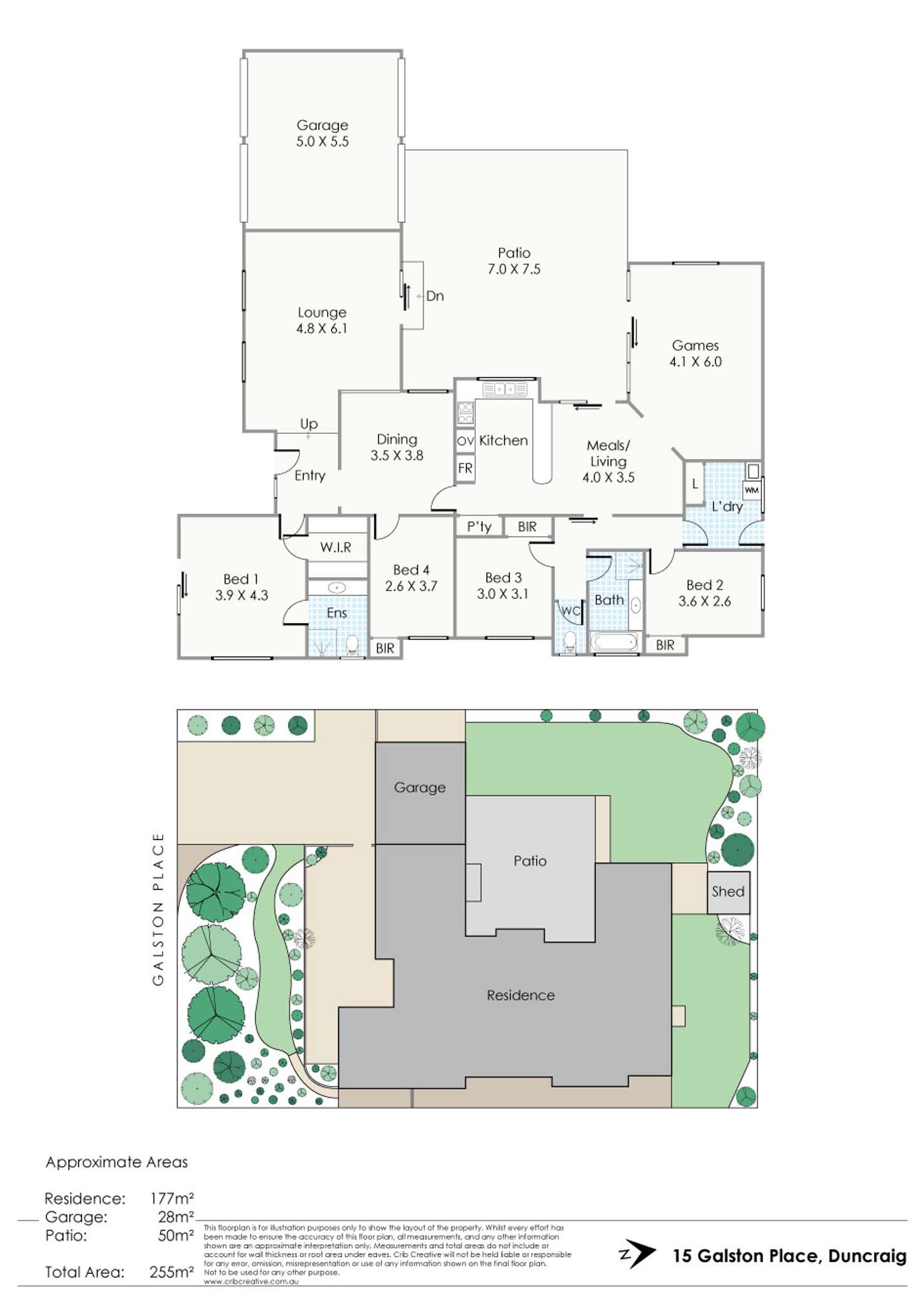 Floorplan of Homely house listing, 15 Galston Place, Duncraig WA 6023