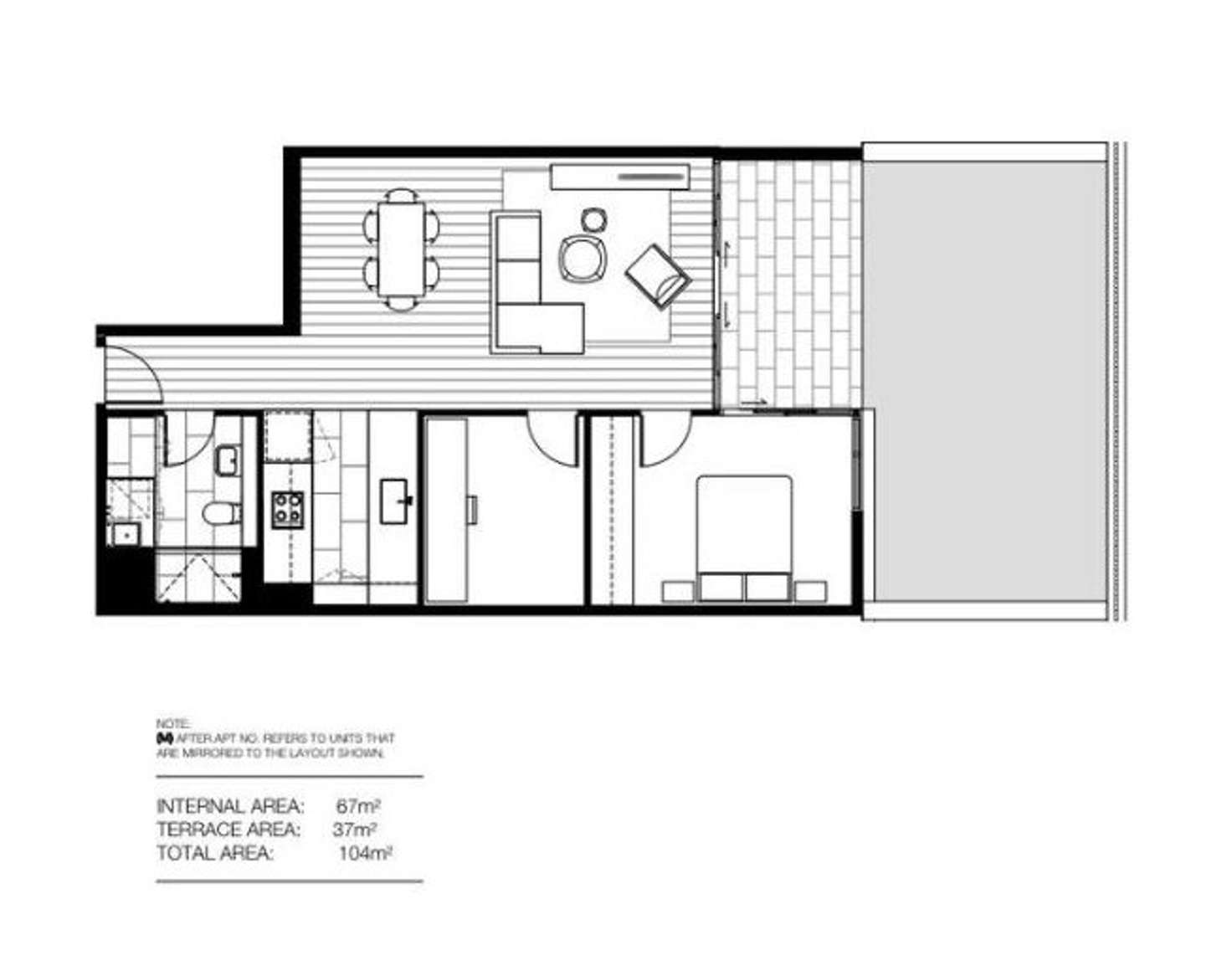 Floorplan of Homely apartment listing, 107B/1-9 Allengrove Crescent, North Ryde NSW 2113