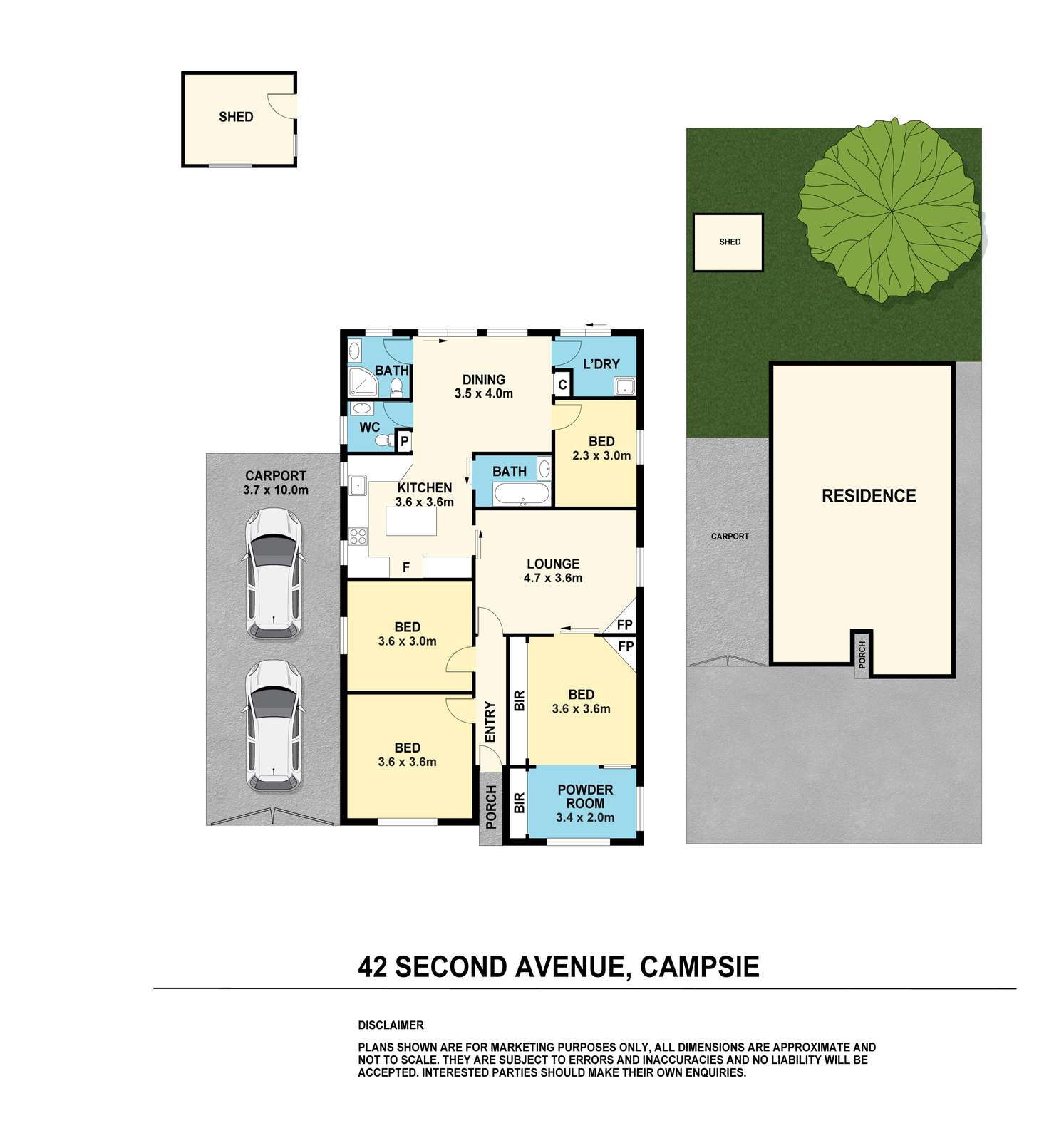 Floorplan of Homely house listing, 42 Second Avenue, Campsie NSW 2194