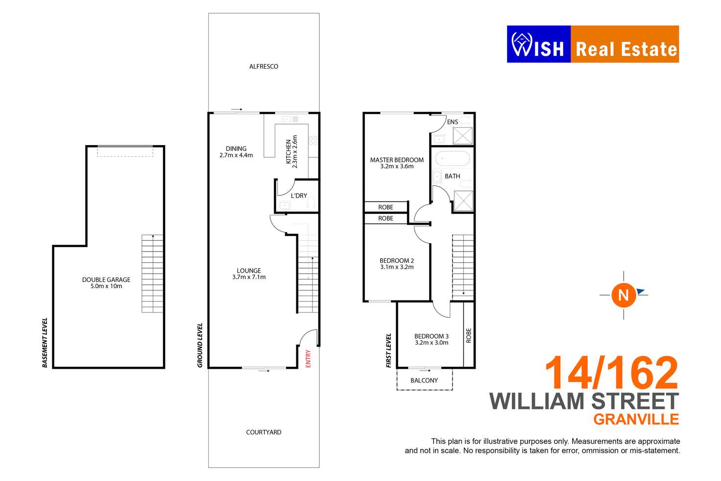 Floorplan of Homely townhouse listing, 14/162 William Street, Granville NSW 2142