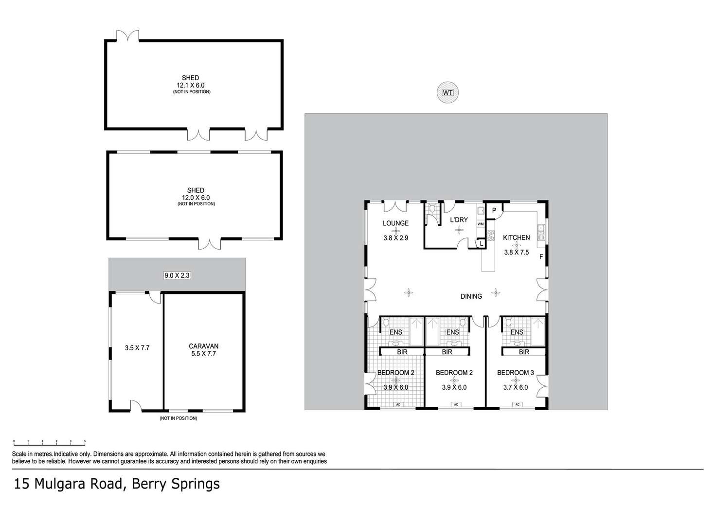 Floorplan of Homely house listing, 15 Mulgara Road, Berry Springs NT 838