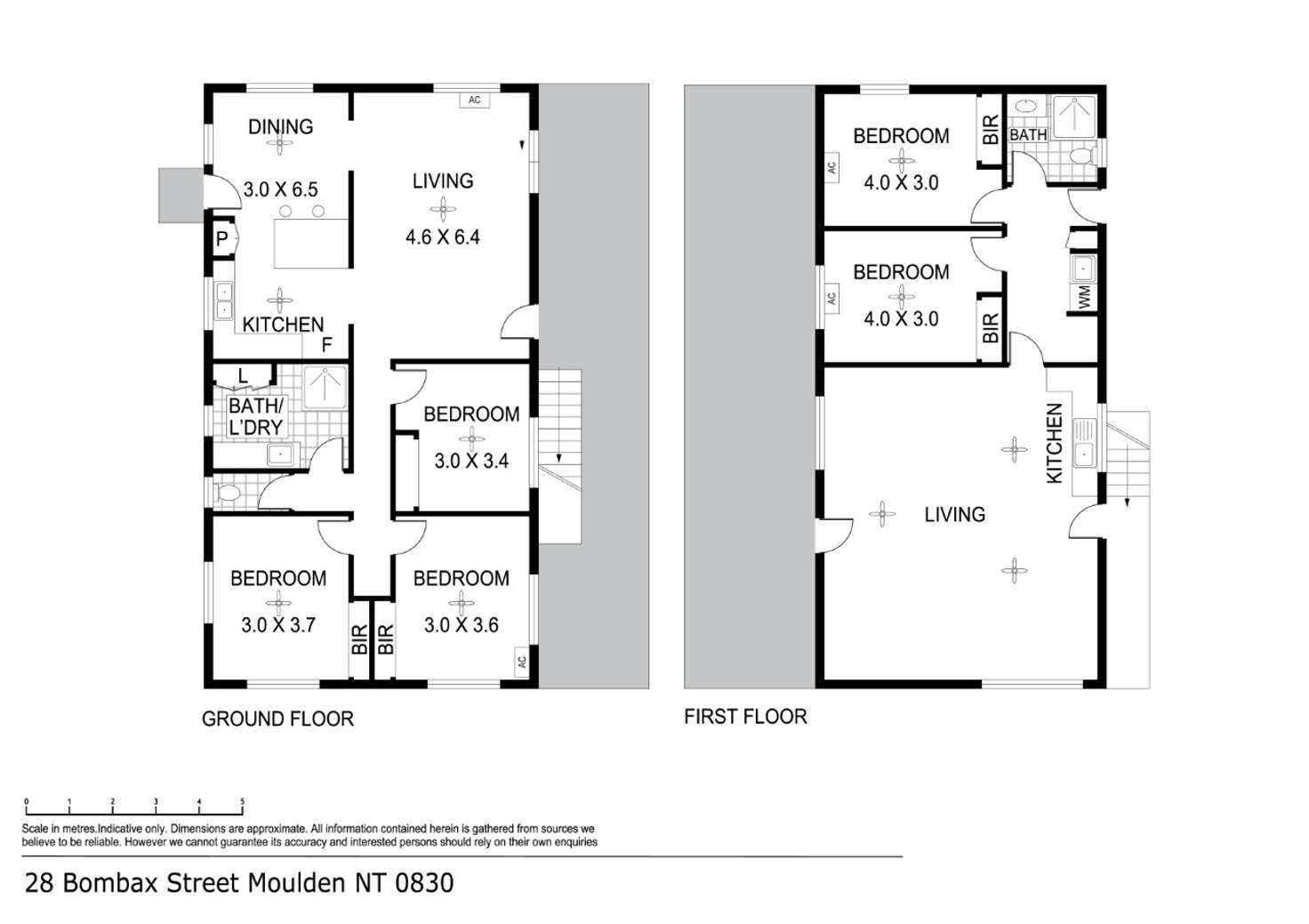 Floorplan of Homely house listing, 28 Bombax St, Moulden NT 830