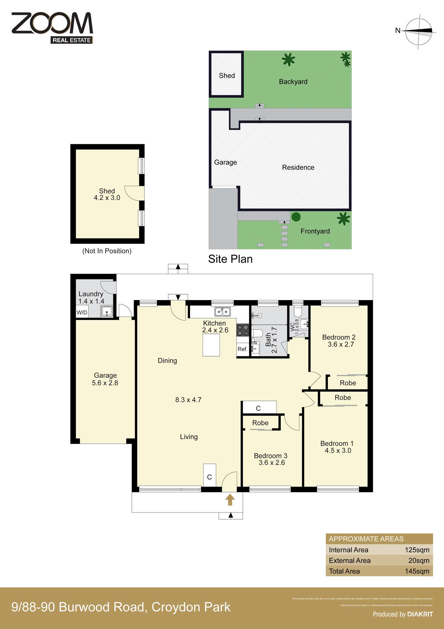 Floorplan of Homely townhouse listing, 9/88-90 Burwood Road, Croydon Park NSW 2133