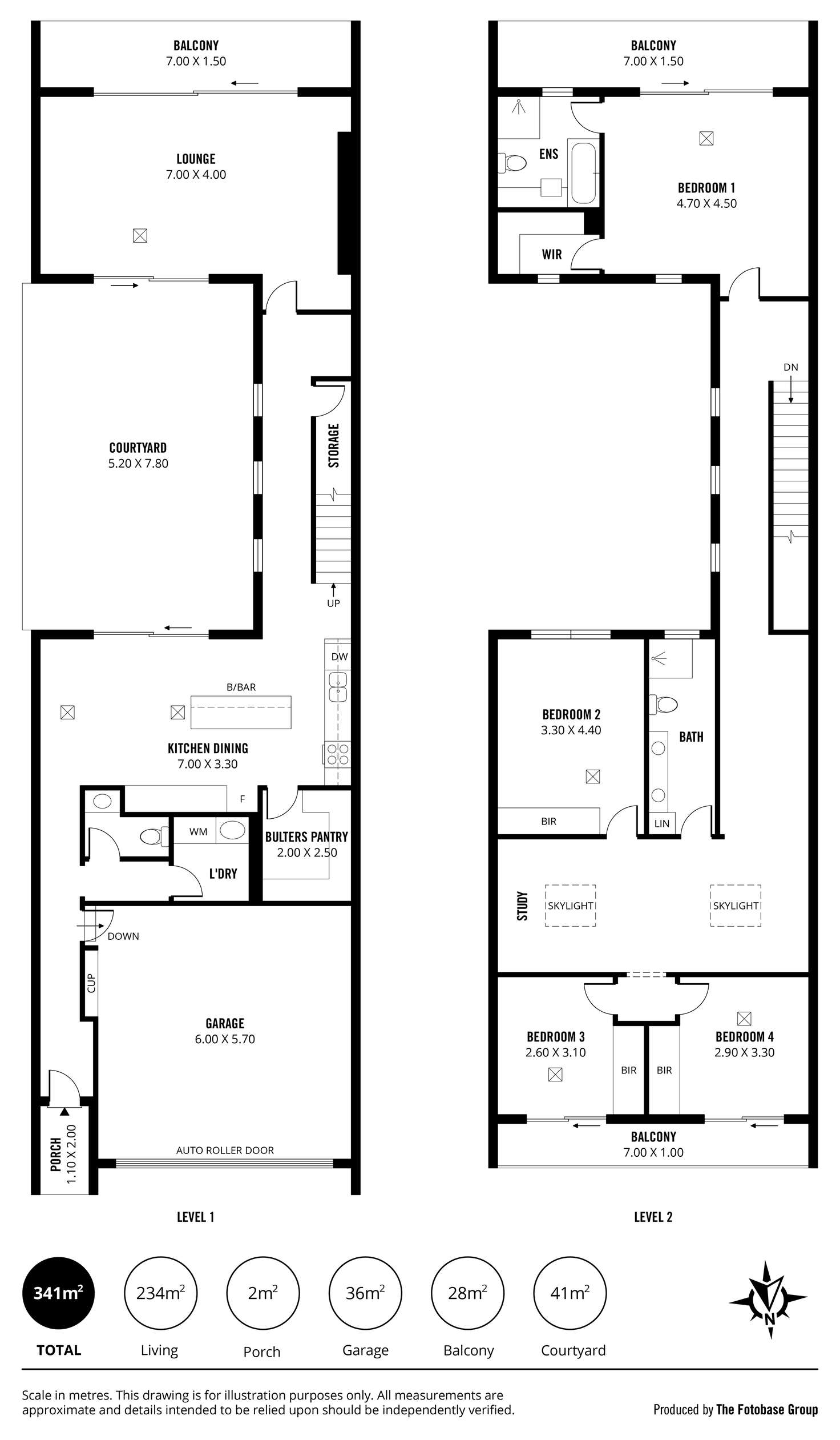 Floorplan of Homely townhouse listing, 5 Hastings Lane, Lightsview SA 5085
