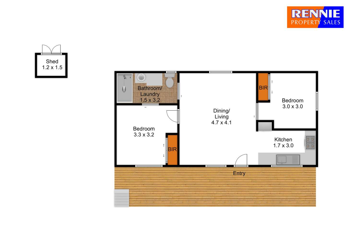 Floorplan of Homely unit listing, 32 Koonwarra Holiday Park/687 The Esplanade, Lakes Entrance VIC 3909