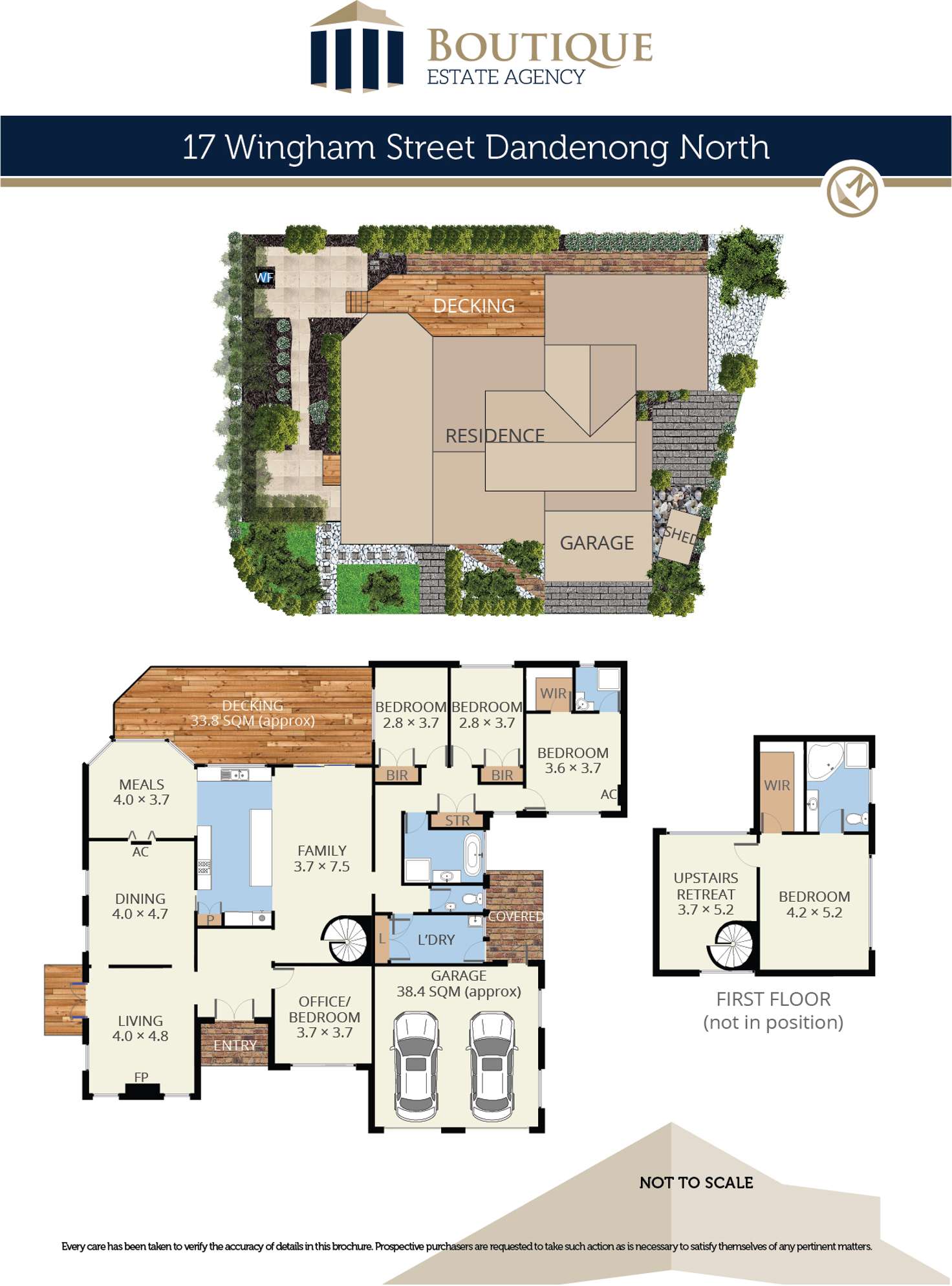 Floorplan of Homely house listing, 17 Wingham Street, Dandenong North VIC 3175