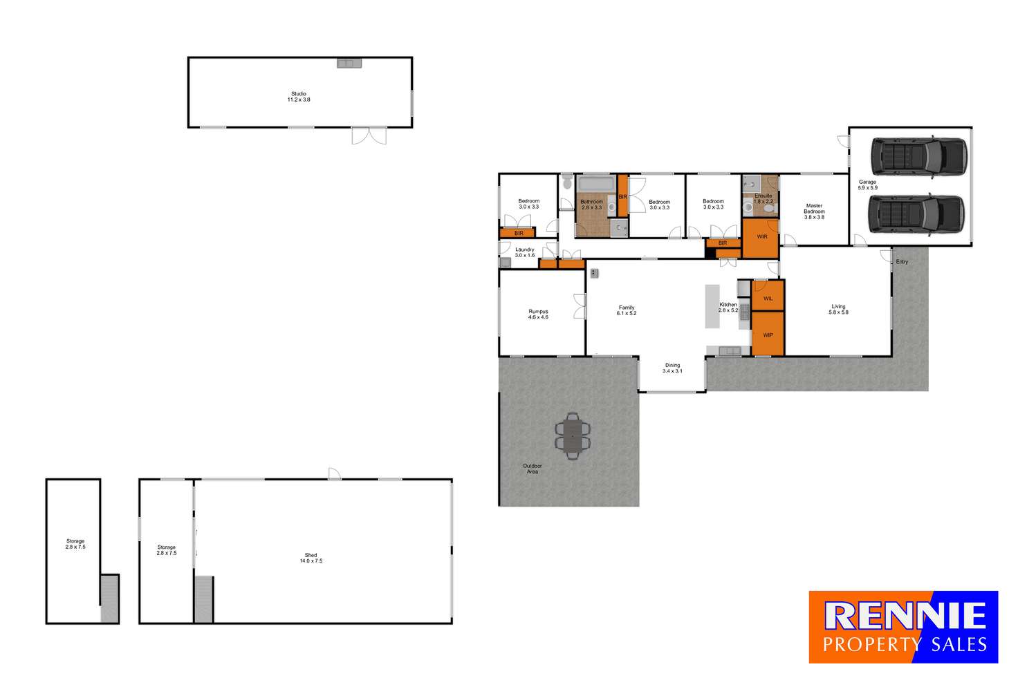 Floorplan of Homely house listing, 26 Baillie Street, Yallourn North VIC 3825