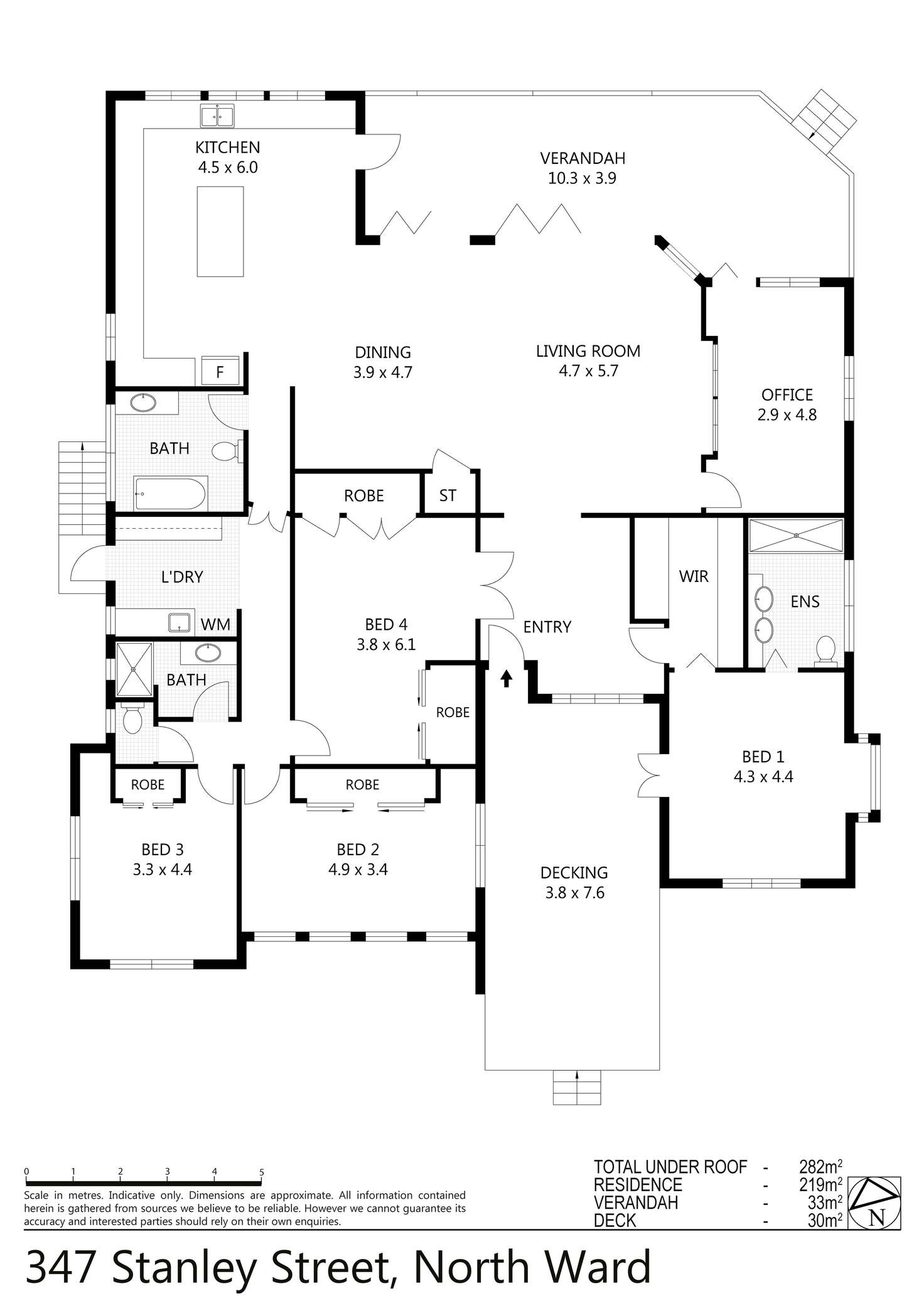 Floorplan of Homely house listing, 347 Stanley Street, North Ward QLD 4810