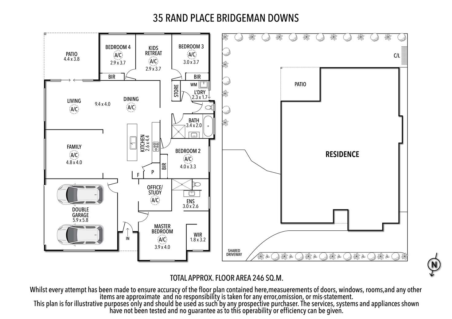 Floorplan of Homely house listing, 35 Rand Place, Bridgeman Downs QLD 4035