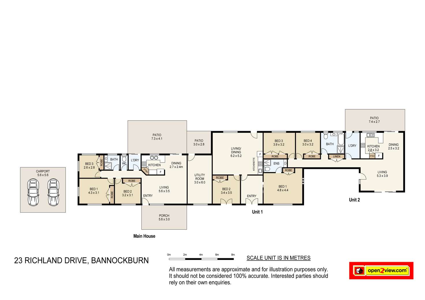 Floorplan of Homely acreageSemiRural listing, 23 Richland Drive, Bannockburn QLD 4207