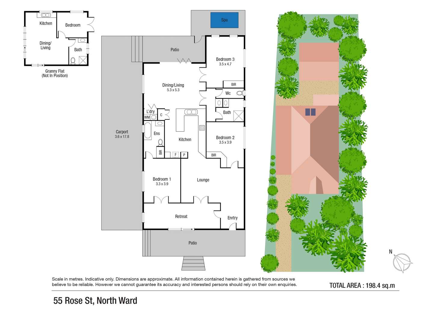 Floorplan of Homely house listing, 55 Rose Street, North Ward QLD 4810