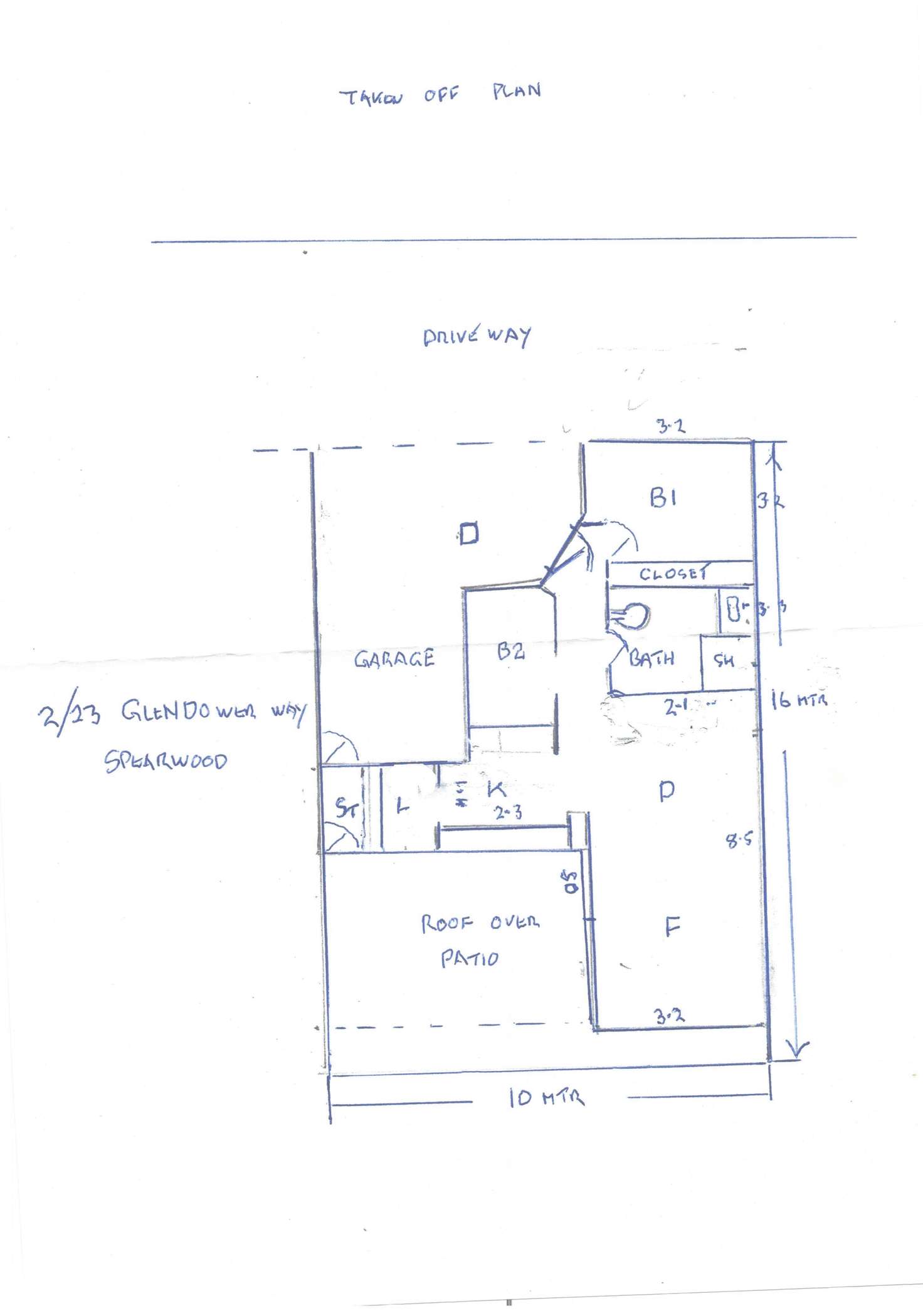Floorplan of Homely villa listing, 2/23 Glendower Way, Spearwood WA 6163