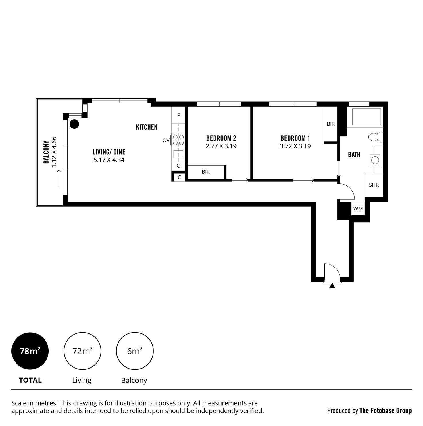 Floorplan of Homely apartment listing, 911/104 North Terrace, Adelaide SA 5000