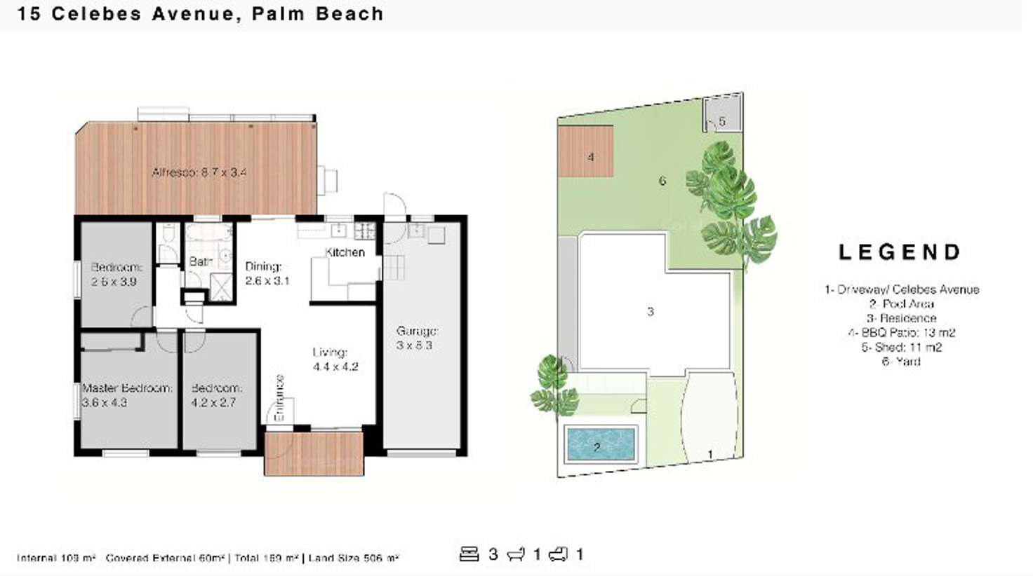 Floorplan of Homely house listing, 15 Celebes Avenue, Palm Beach QLD 4221