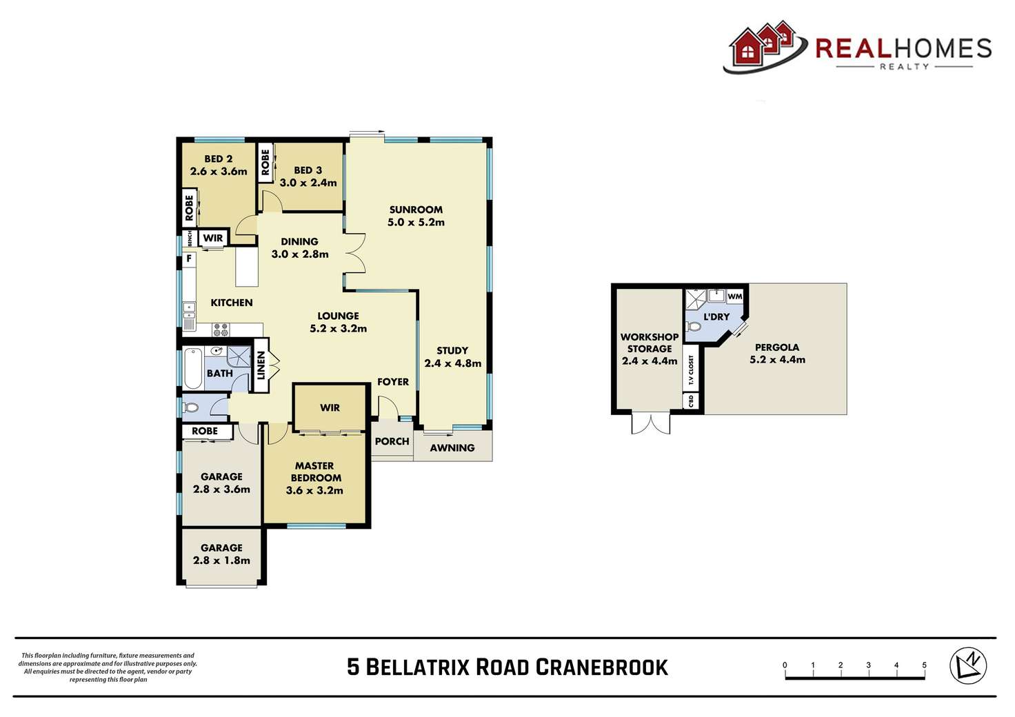 Floorplan of Homely house listing, 5 Bellatrix Street, Cranebrook NSW 2749