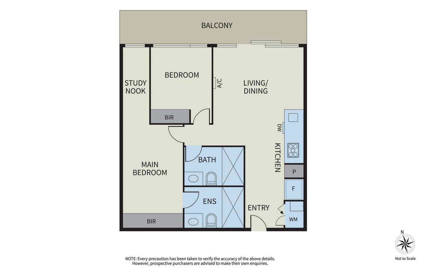 Floorplan of Homely apartment listing, 430/20 Shamrock Street, Abbotsford VIC 3067