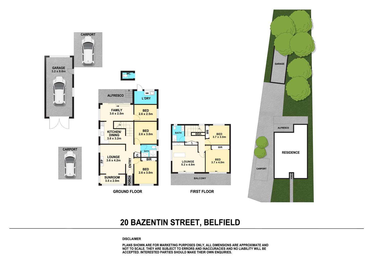 Floorplan of Homely house listing, 20 Bazentin Street, Belfield NSW 2191