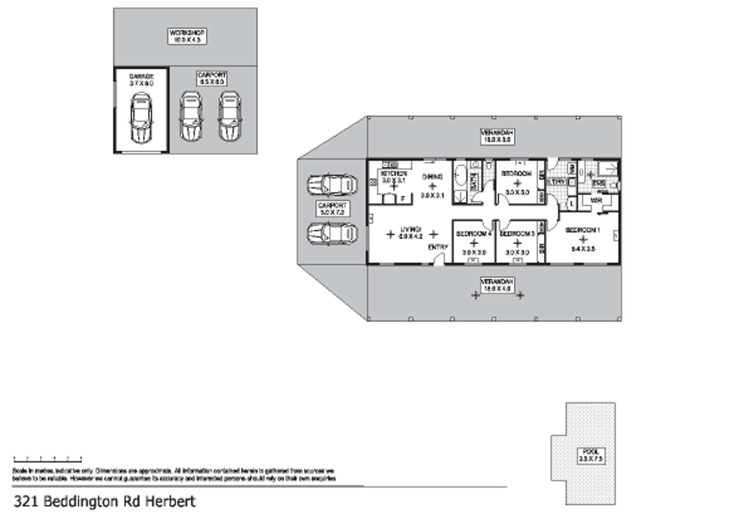 Floorplan of Homely house listing, 321 Beddington Road, Herbert NT 836