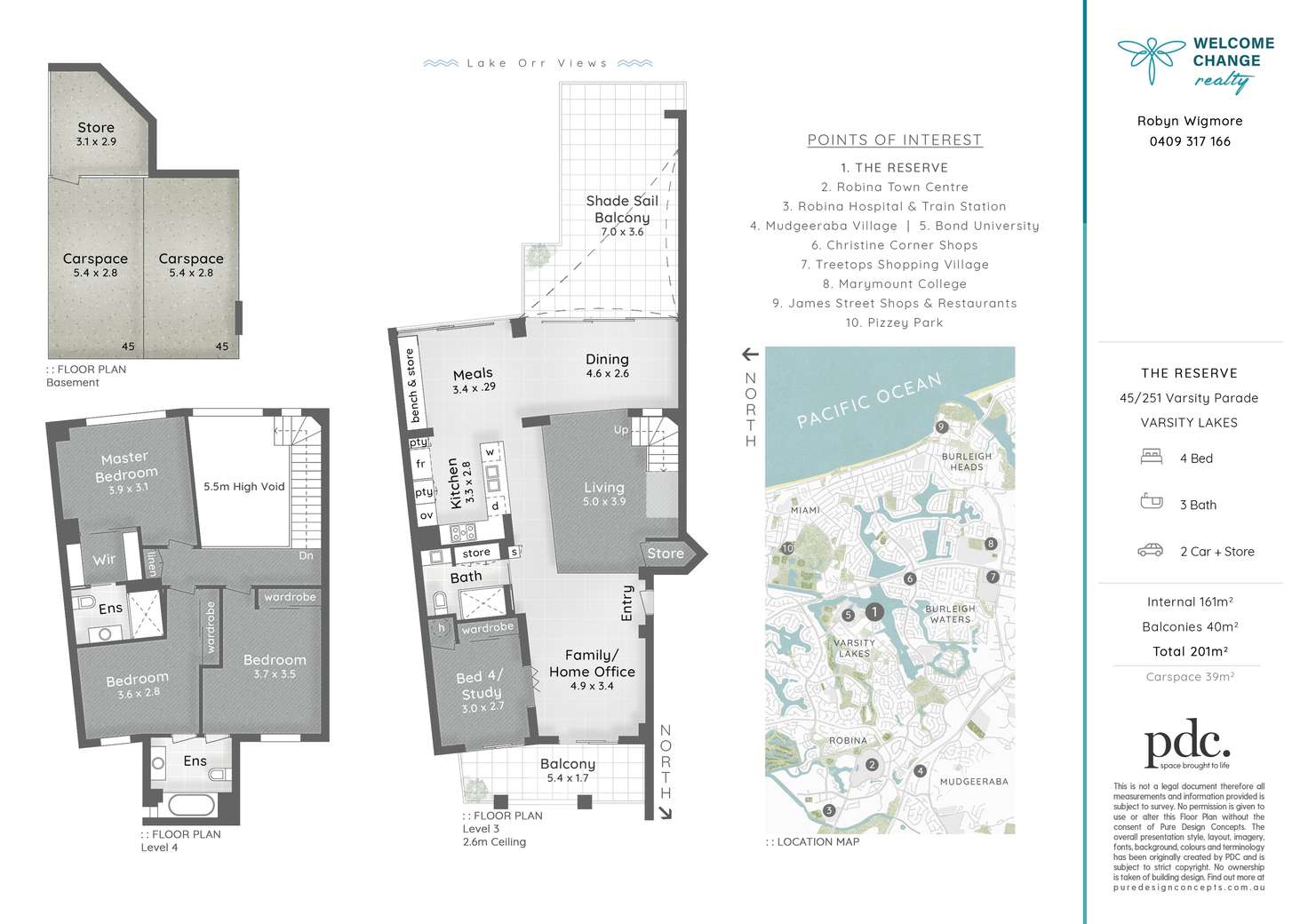 Floorplan of Homely apartment listing, 45/251 Varsity Parade, Varsity Lakes QLD 4227