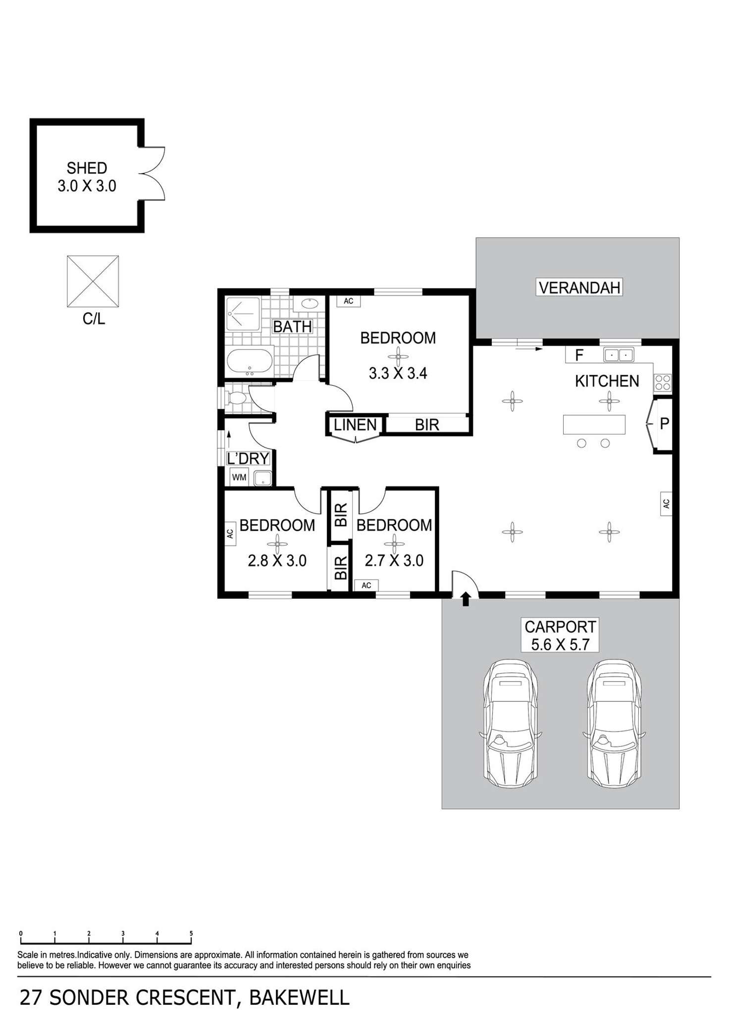 Floorplan of Homely house listing, 27 Sonder Crescent, Bakewell NT 832