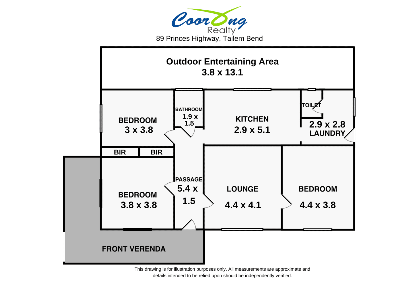 Floorplan of Homely house listing, 89 Princes Highway, Tailem Bend SA 5260