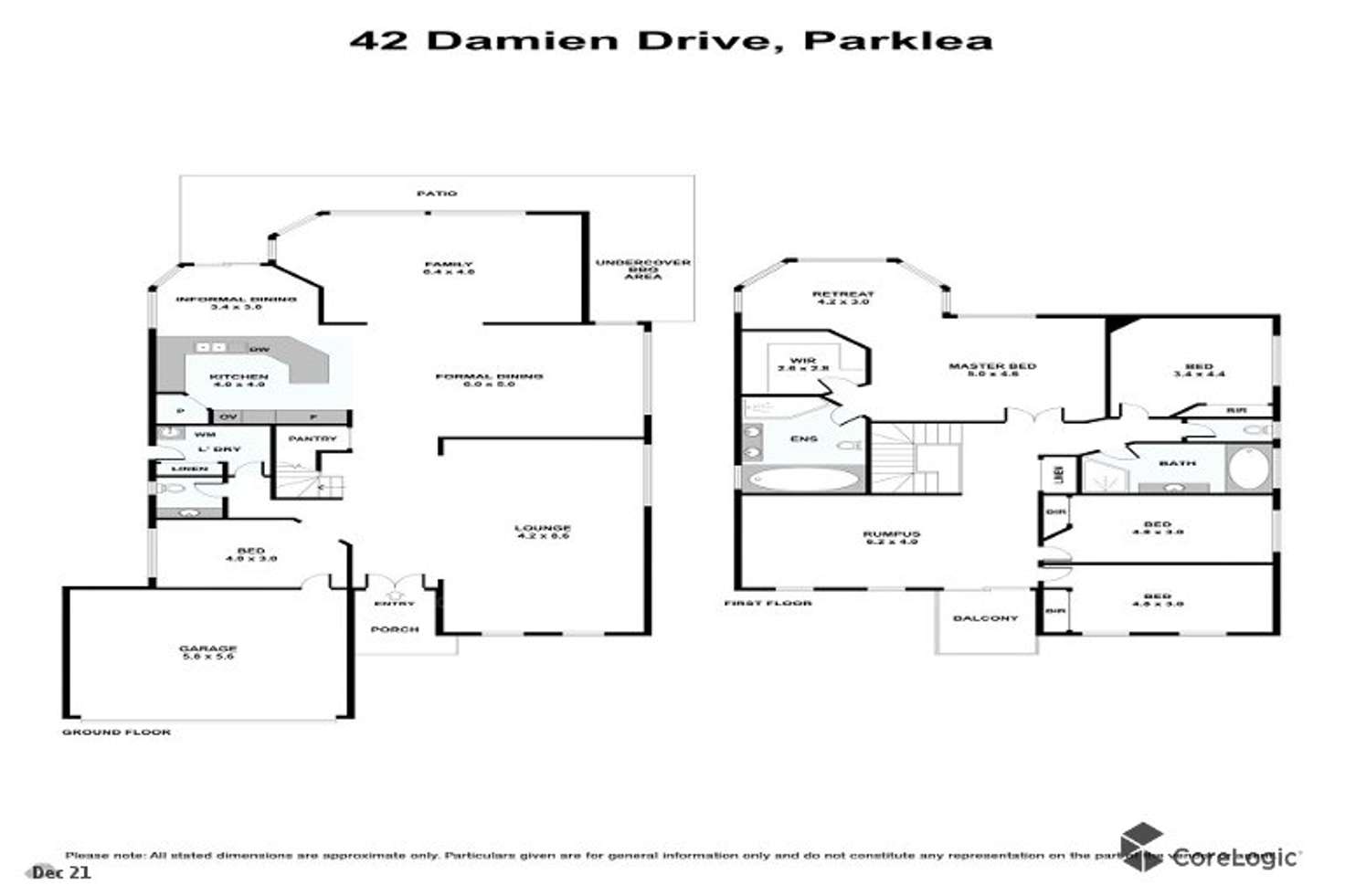 Floorplan of Homely house listing, 42 Damien Drive, Parklea NSW 2768