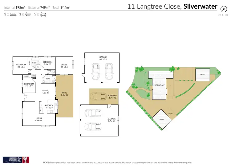 Floorplan of Homely house listing, 11 Langtree Close, Silverwater NSW 2264