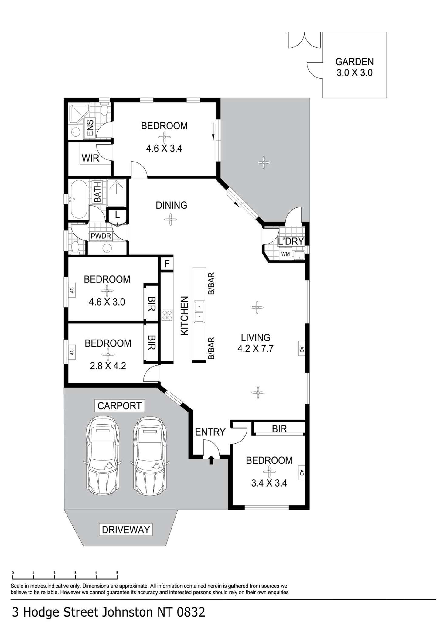 Floorplan of Homely house listing, 3 Hodge Street, Johnston NT 832