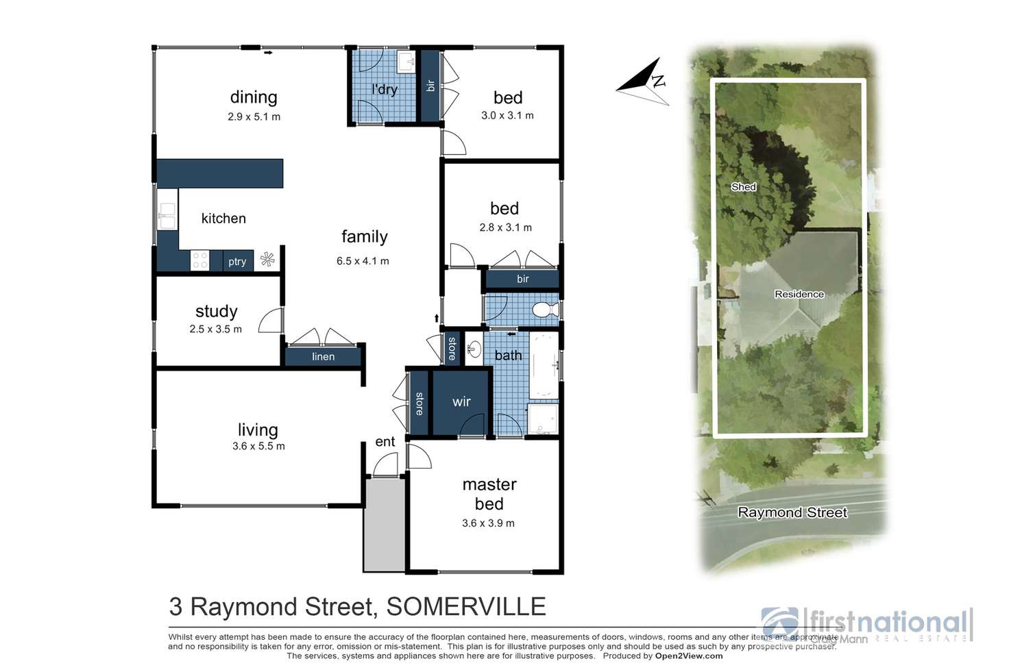 Floorplan of Homely house listing, 3 Raymond Street, Somerville VIC 3912