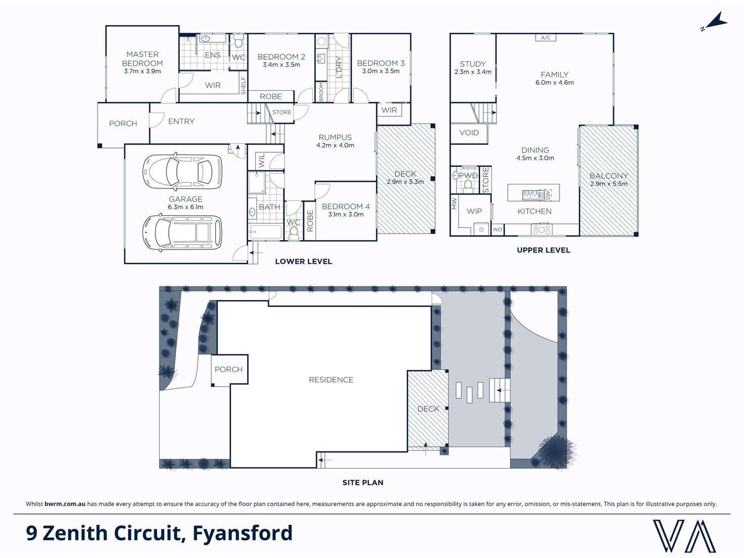 Floorplan of Homely house listing, 9 Zenith Circuit, Fyansford VIC 3218