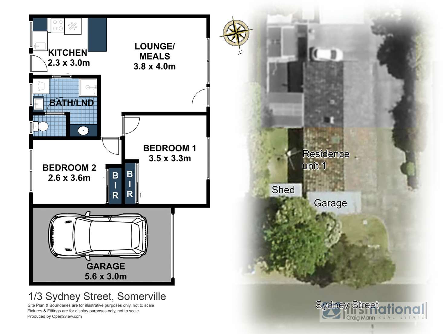 Floorplan of Homely unit listing, 1/3 Sydney Street, Somerville VIC 3912