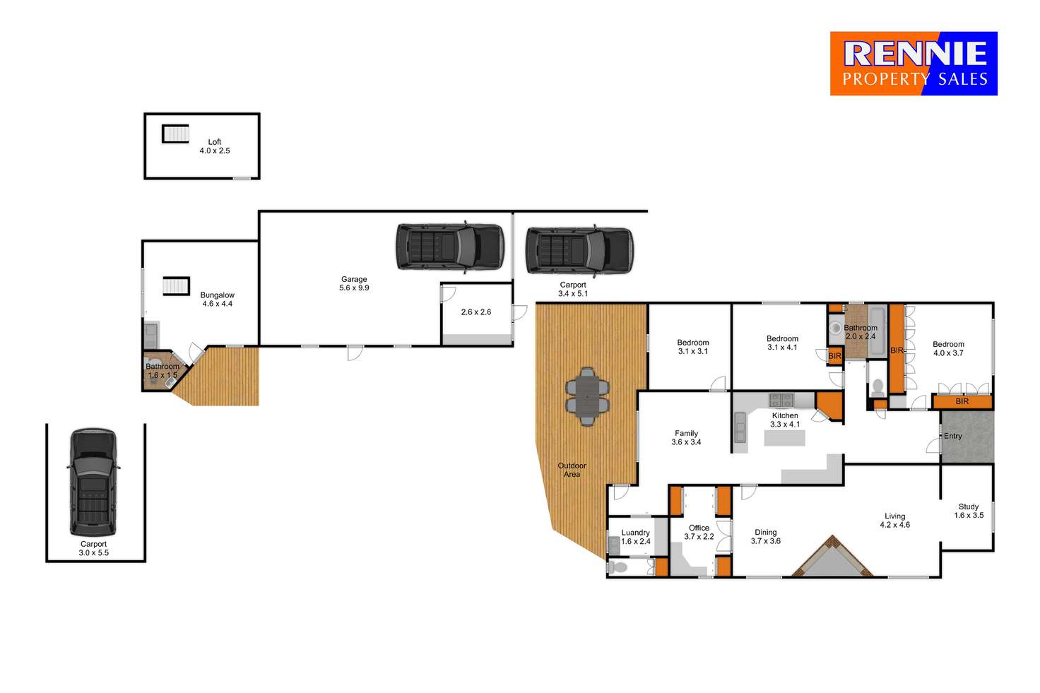 Floorplan of Homely house listing, 115 Princes Drive, Morwell VIC 3840